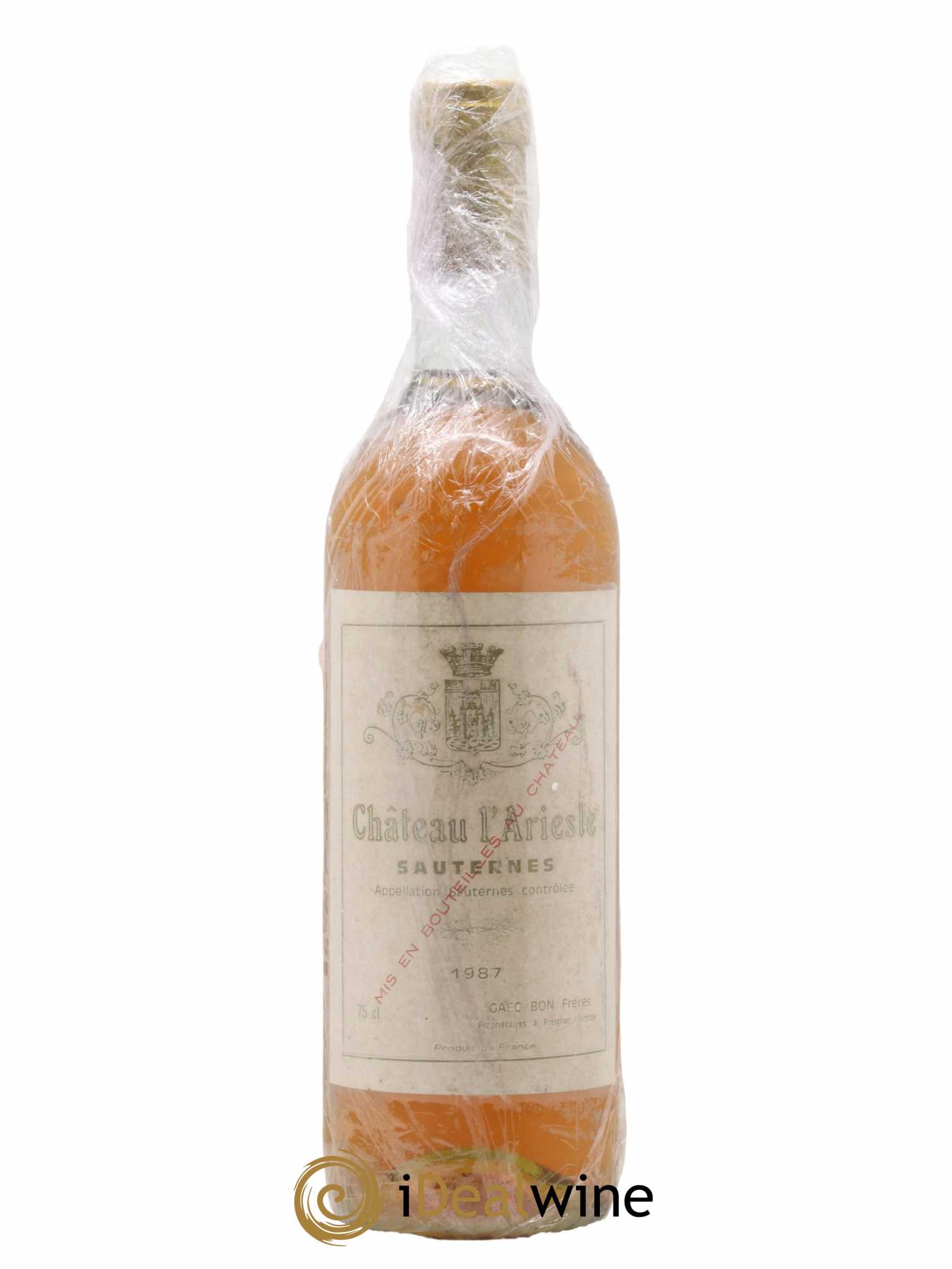 Sauternes Château L'Ariesle 1987 - Lotto di 1 bottiglia - 0