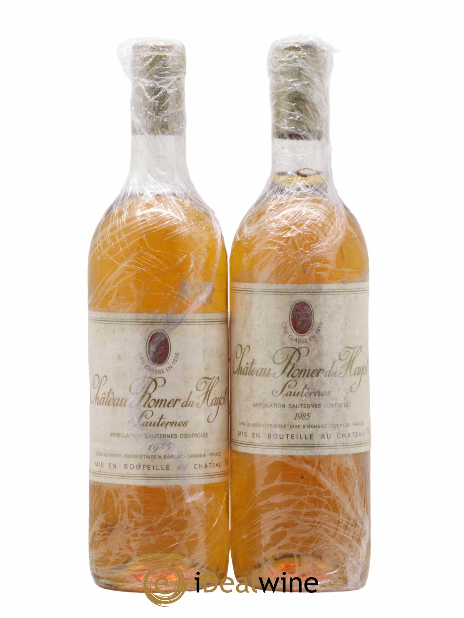 Château Romer du Hayot 2ème Grand Cru Classé 1985 - Lotto di 2 bottiglie - 0