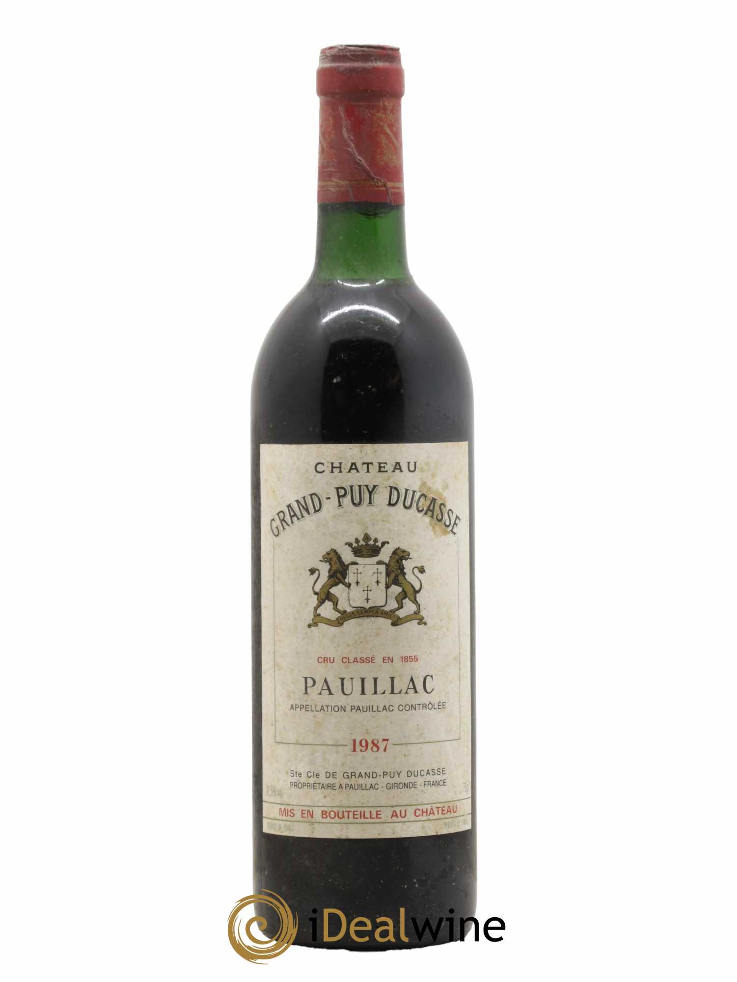 Château Grand Puy Ducasse 5ème Grand Cru Classé 1987 - Lot of 1 bottle - 0