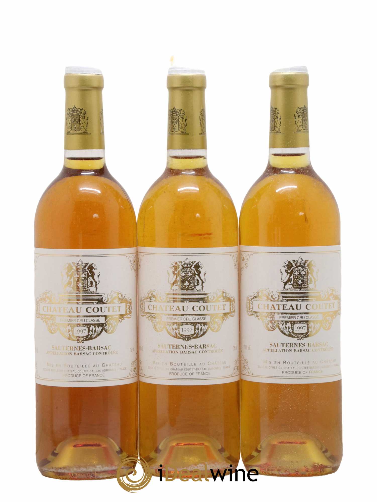 Château Coutet 1er Grand Cru Classé 1997 - Lot de 6 bouteilles - 1