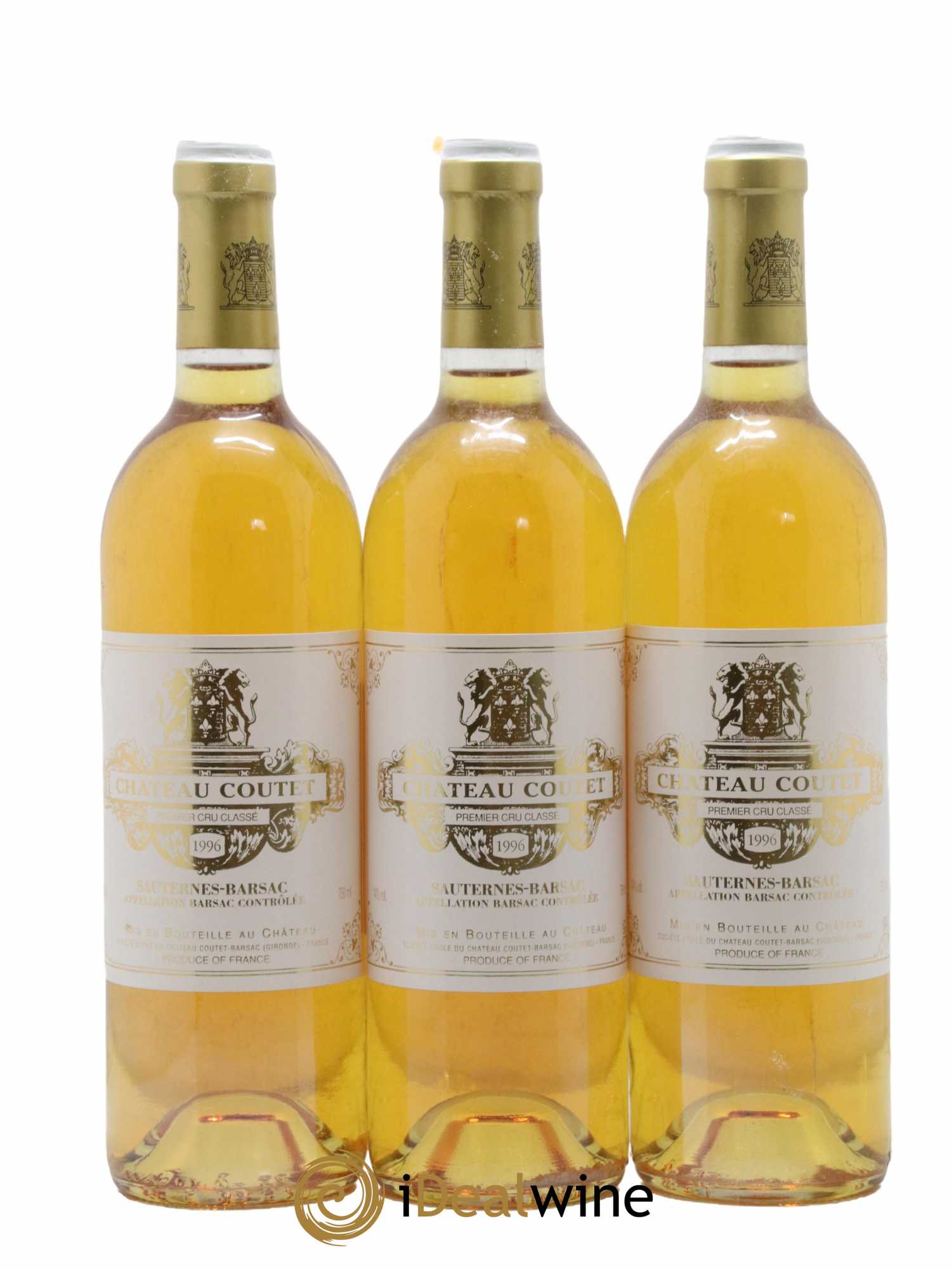 Château Coutet 1er Grand Cru Classé 1996 - Lotto di 6 bottiglie - 1