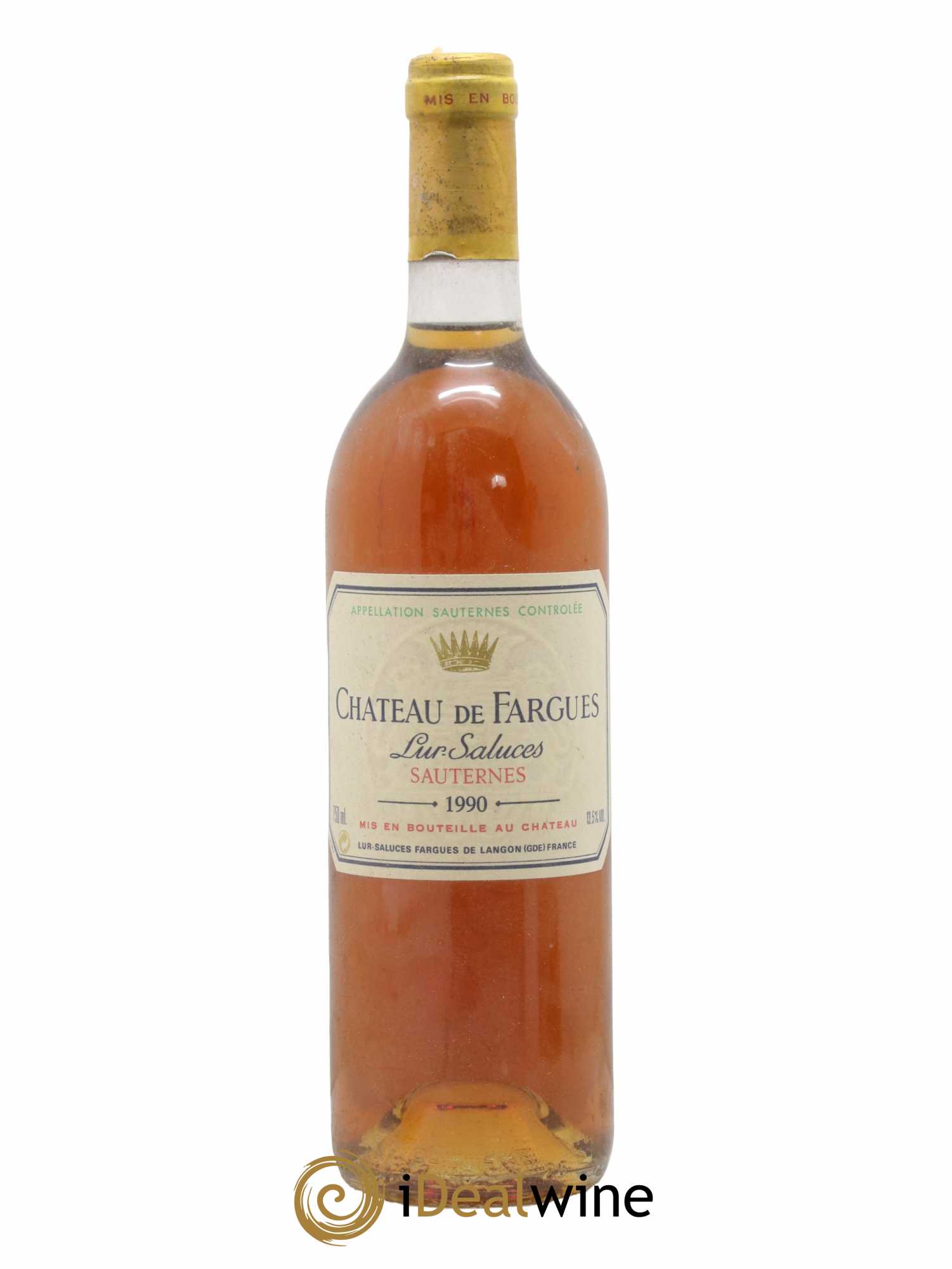 Château de Fargues 1990 - Lot de 1 bouteille - 0