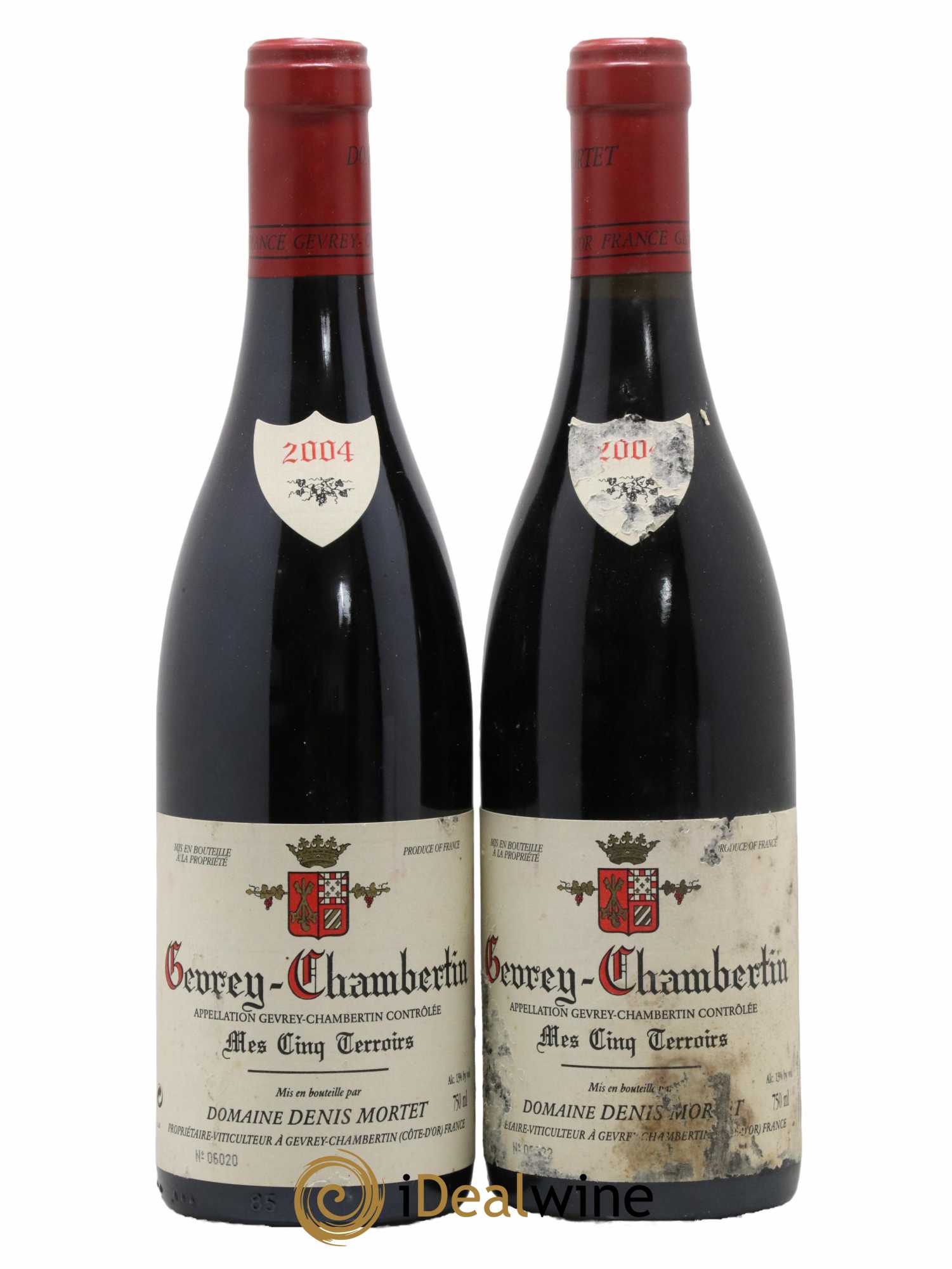 Gevrey-Chambertin Mes Cinq Terroirs Denis Mortet (Domaine) 2004 - Lot de 2 bouteilles - 0