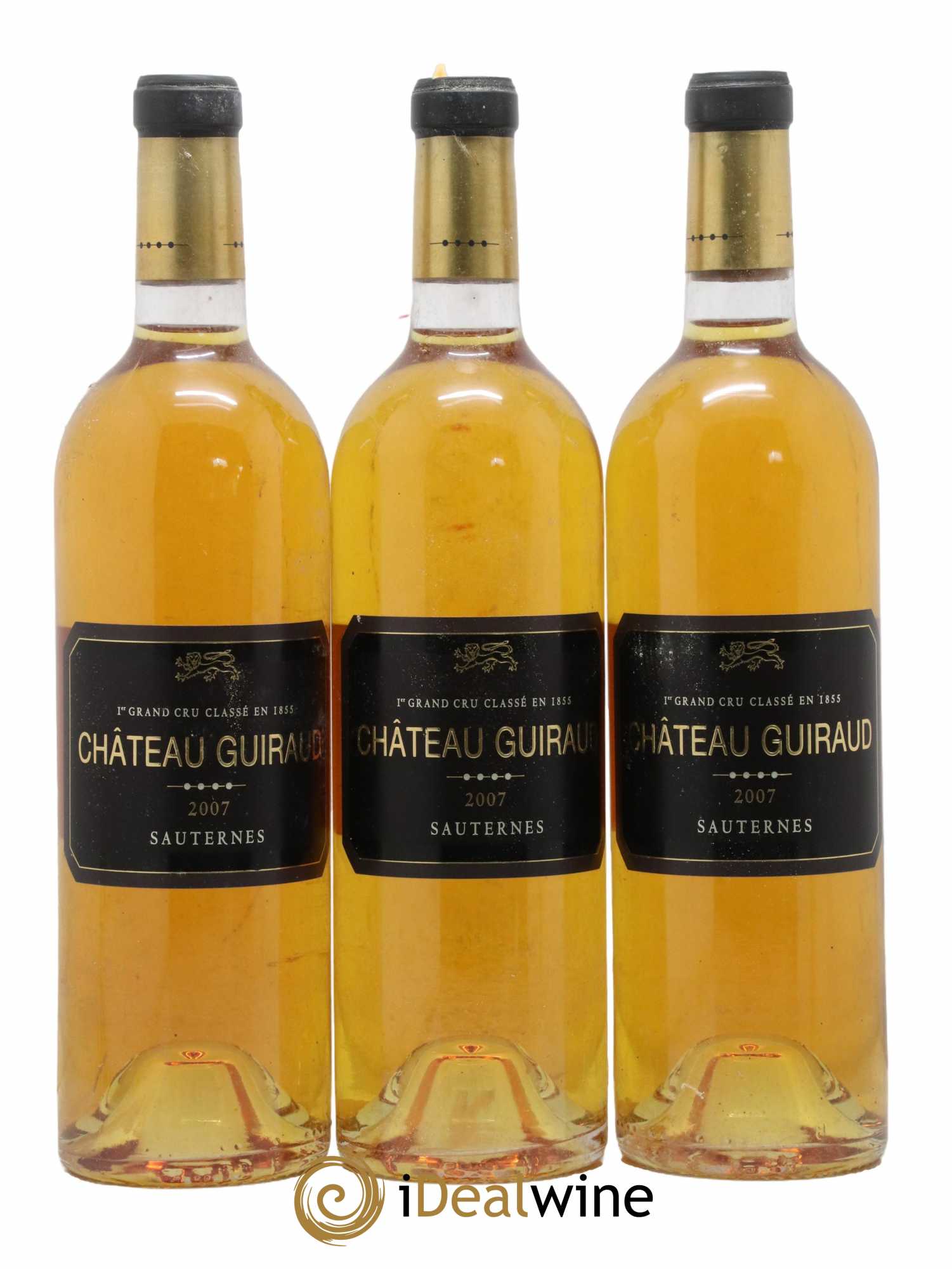 Château Guiraud 1er Grand Cru Classé 2007 - Lotto di 3 bottiglie - 0