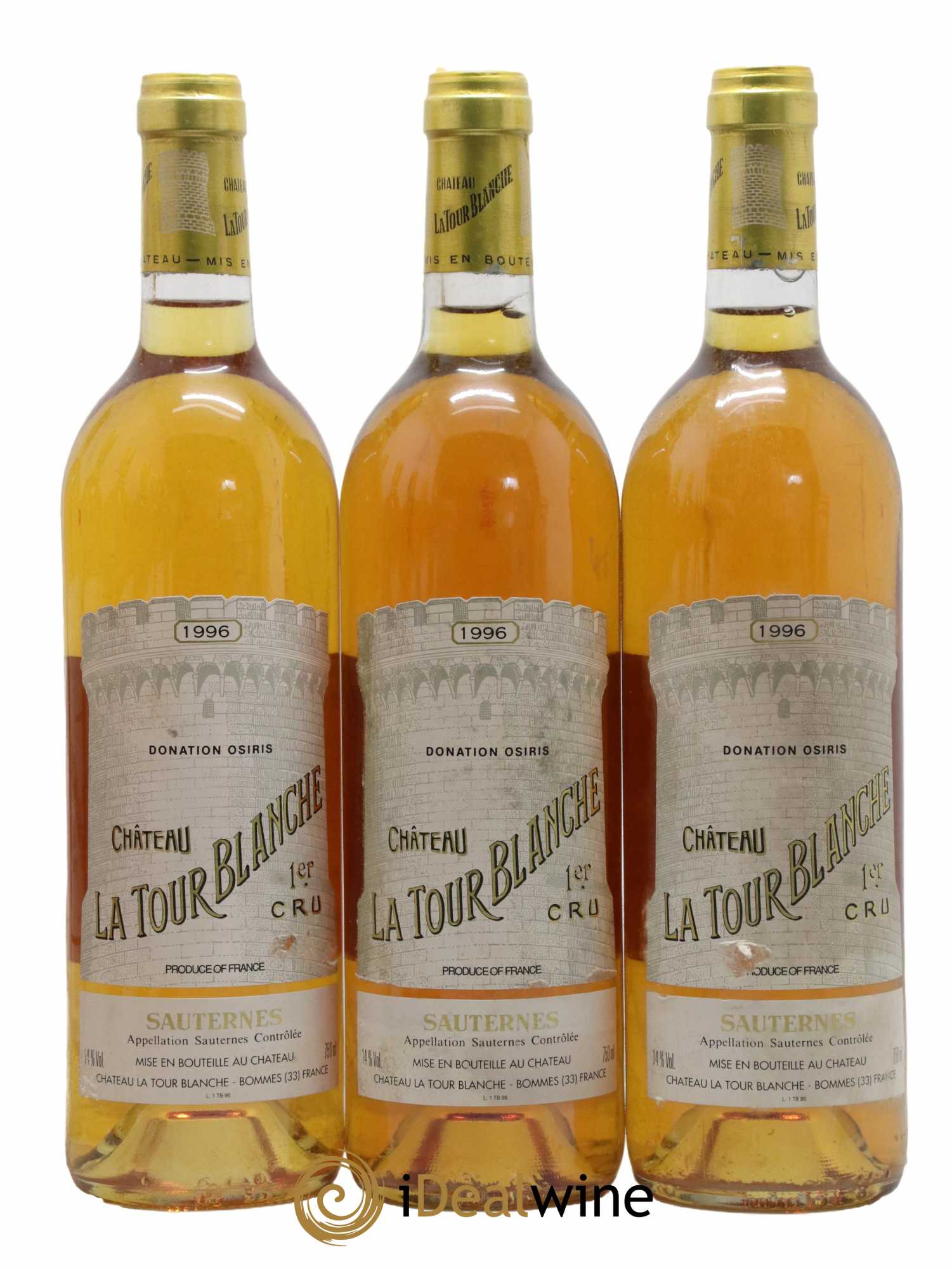 Château la Tour Blanche 1er Grand Cru Classé 1996 - Lotto di 12 bottiglie - 3