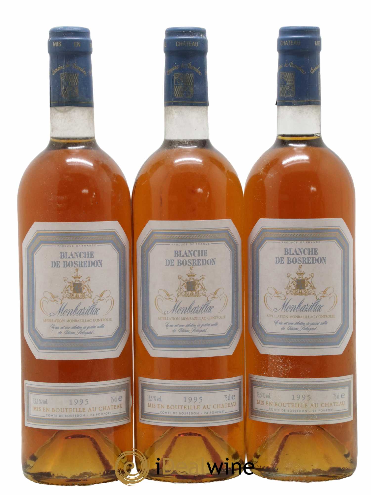 Monbazillac Blanche de Bosredon 1995 - Lotto di 3 bottiglie - 0
