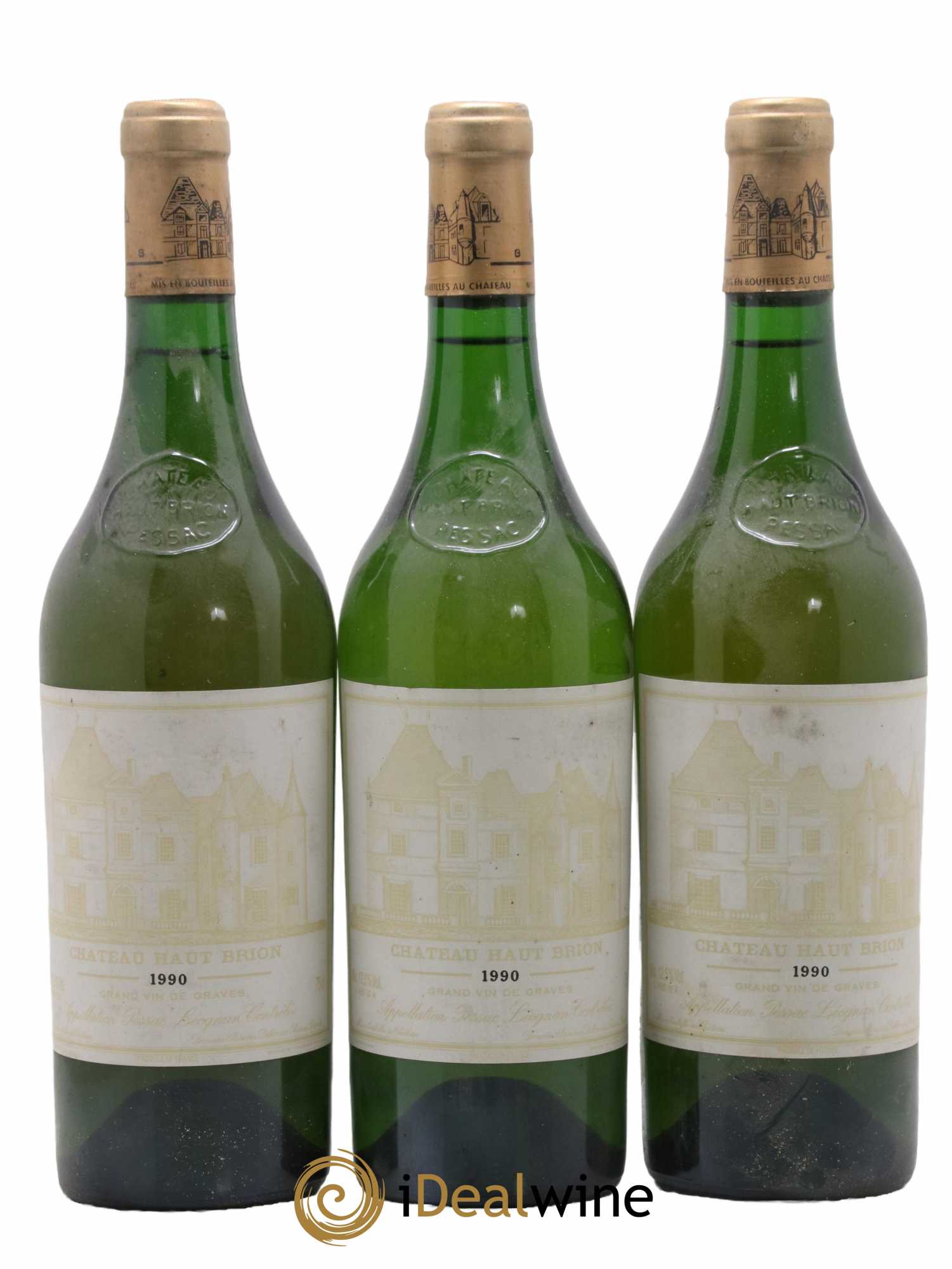 Château Haut Brion 1990 - Lot de 3 bouteilles - 0