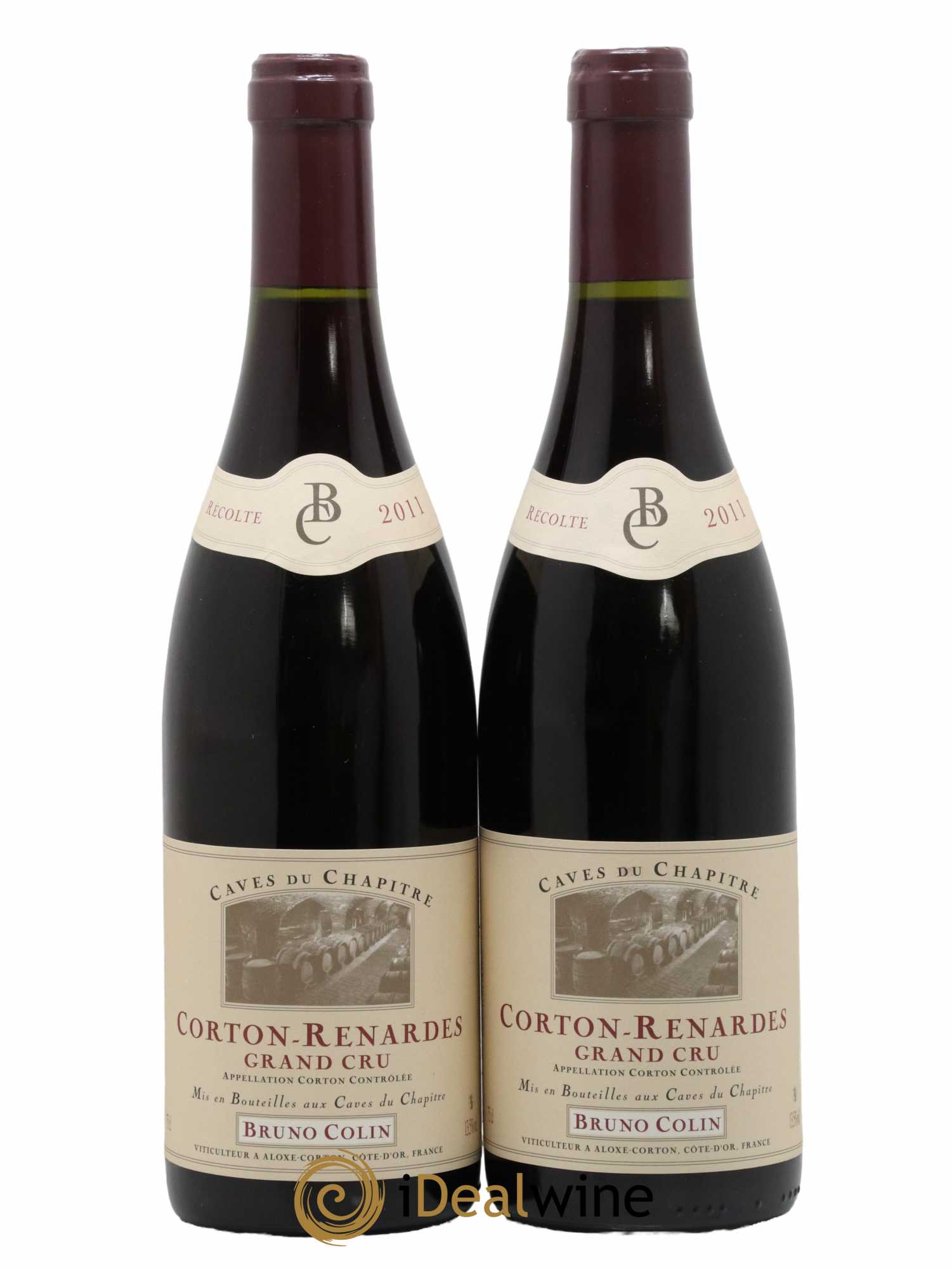 Corton Grand Cru Renardes Domaine Bruno Collin 2011 - Lot de 2 bouteilles - 0