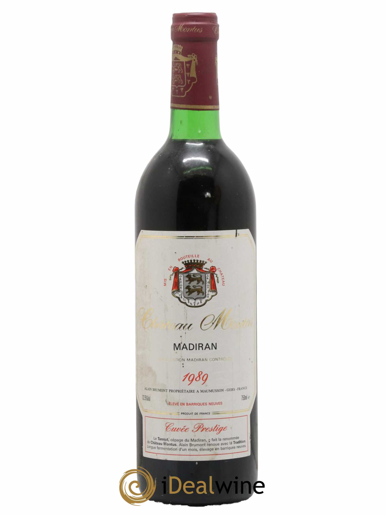 Madiran Château Montus-Prestige Alain Brumont 1989 - Lot de 1 bouteille - 0