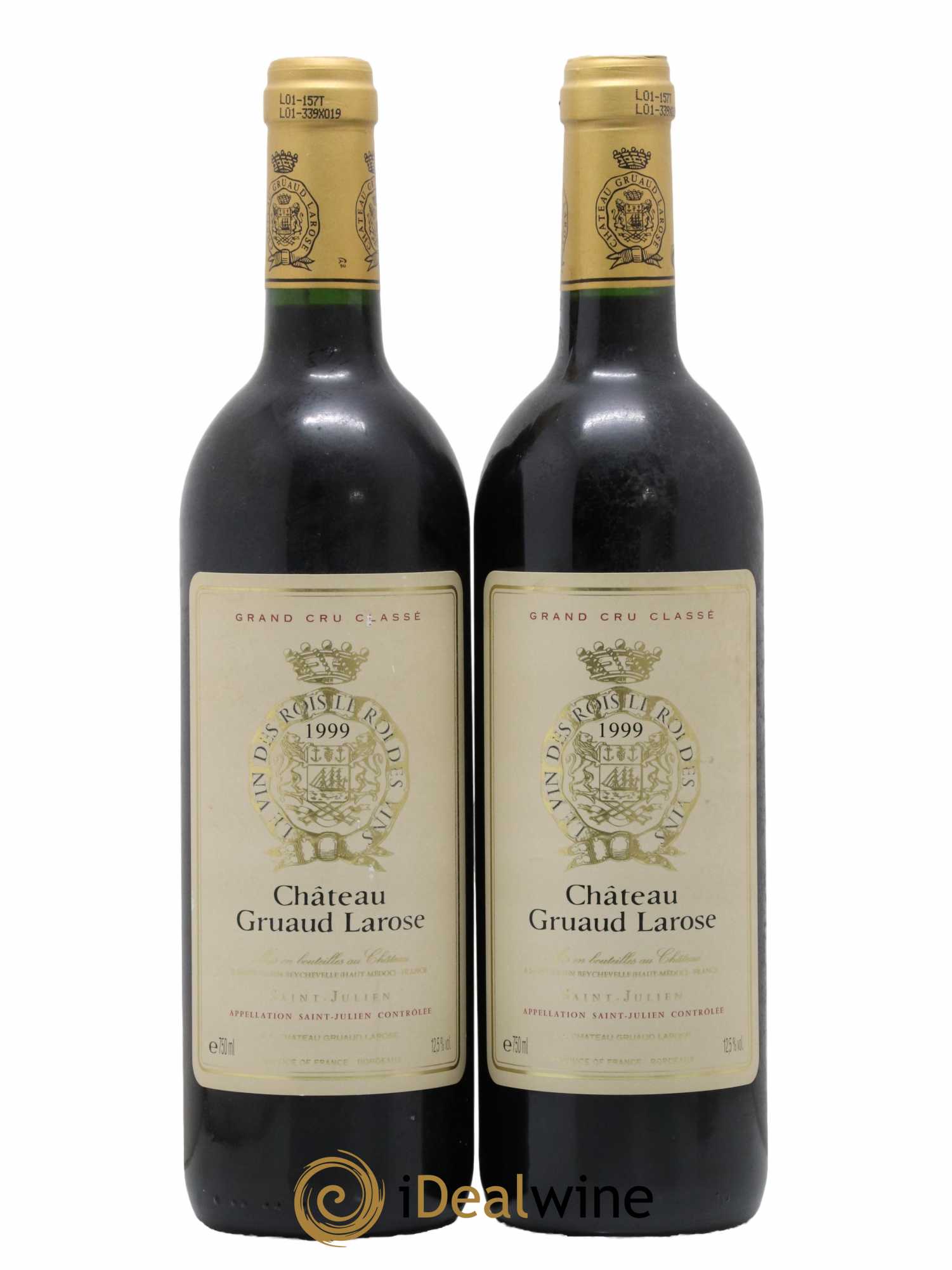 Château Gruaud Larose 2ème Grand Cru Classé 1999 - Lot de 2 bouteilles - 0