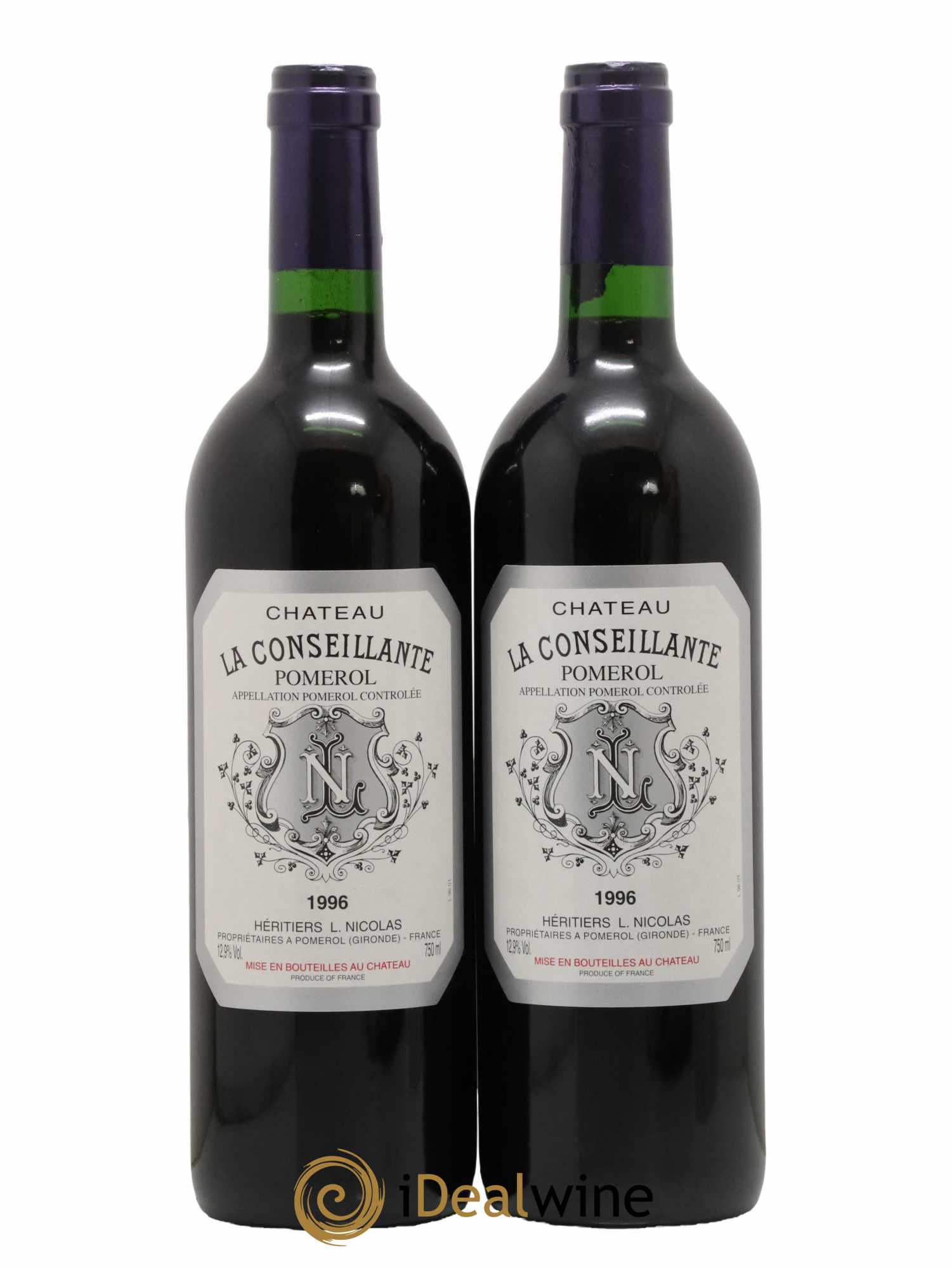 Château la Conseillante 1996 - Lot de 2 bouteilles - 0