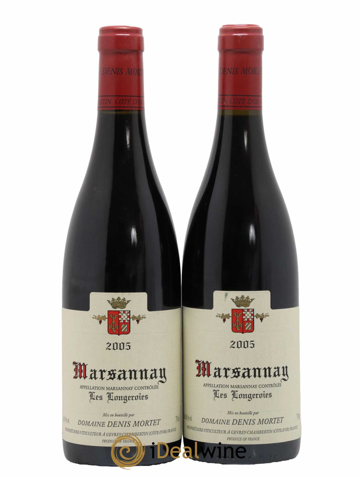Marsannay Les Longeroies Denis Mortet (Domaine) 2005 - Lot de 2 bouteilles - 0