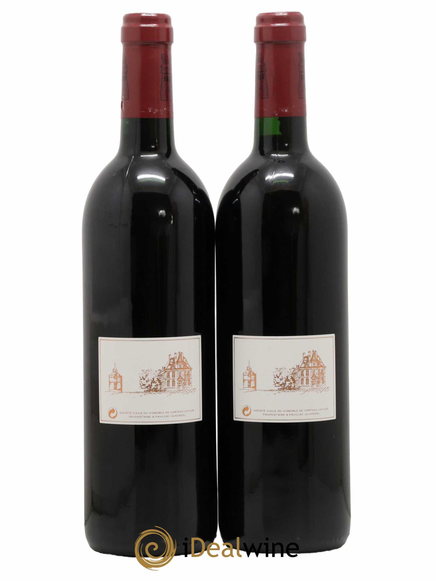 Château Latour 1er Grand Cru Classé 1995 - Lot de 2 bouteilles - 1