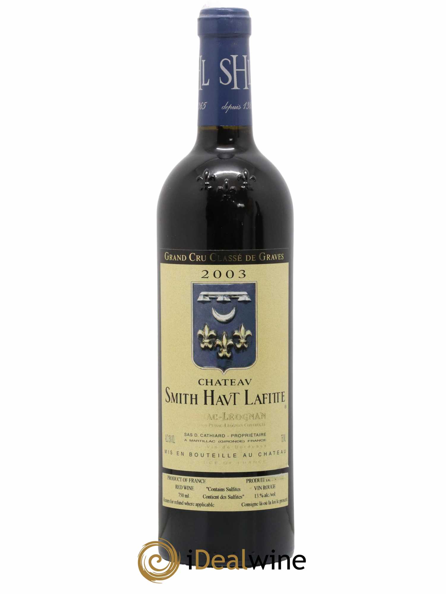 Château Smith Haut Lafitte Cru Classé de Graves 2003 - Lot de 1 bouteille - 0