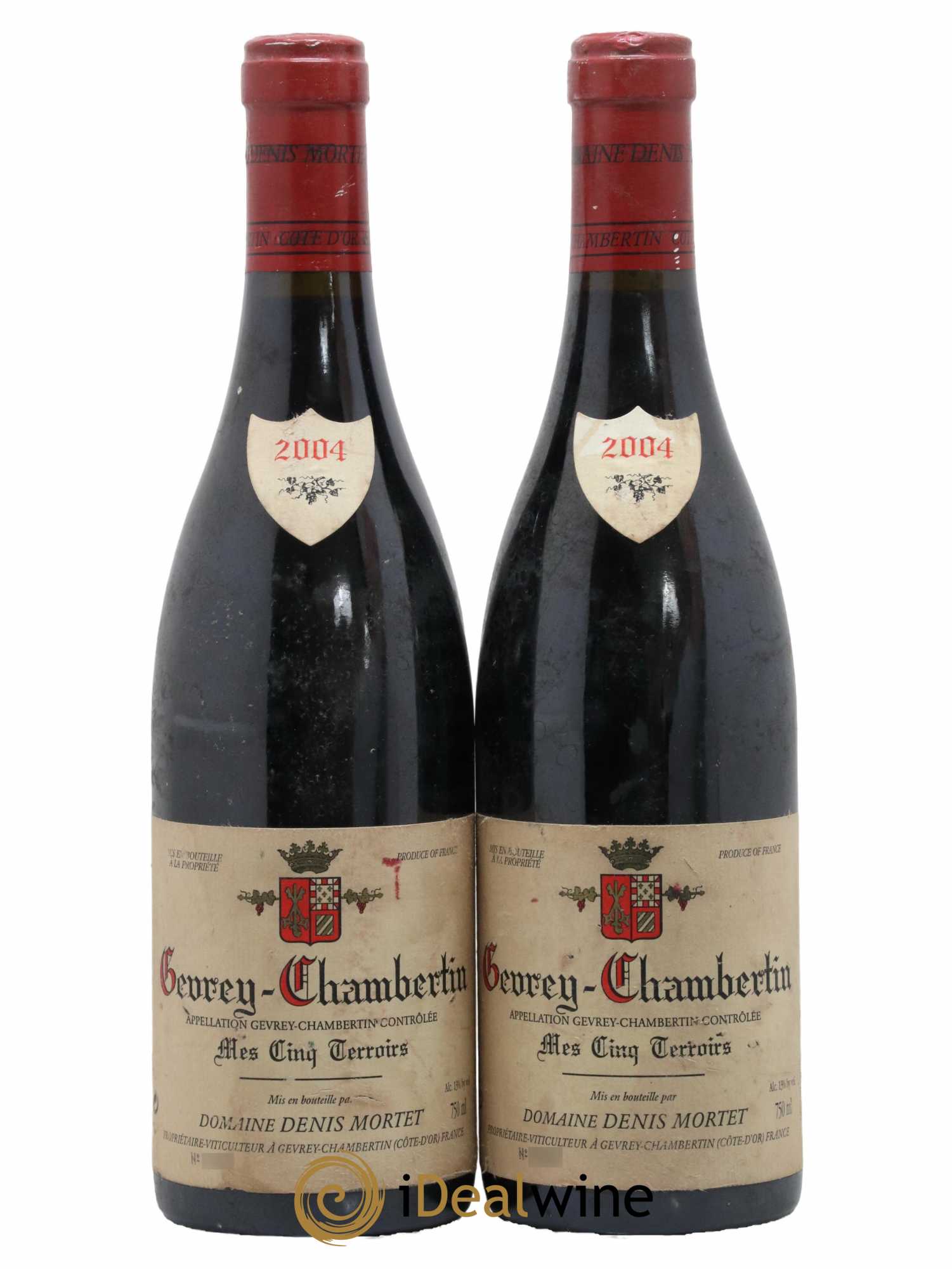 Gevrey-Chambertin Mes Cinq Terroirs Denis Mortet (Domaine) 2004 - Lot de 2 bouteilles - 0