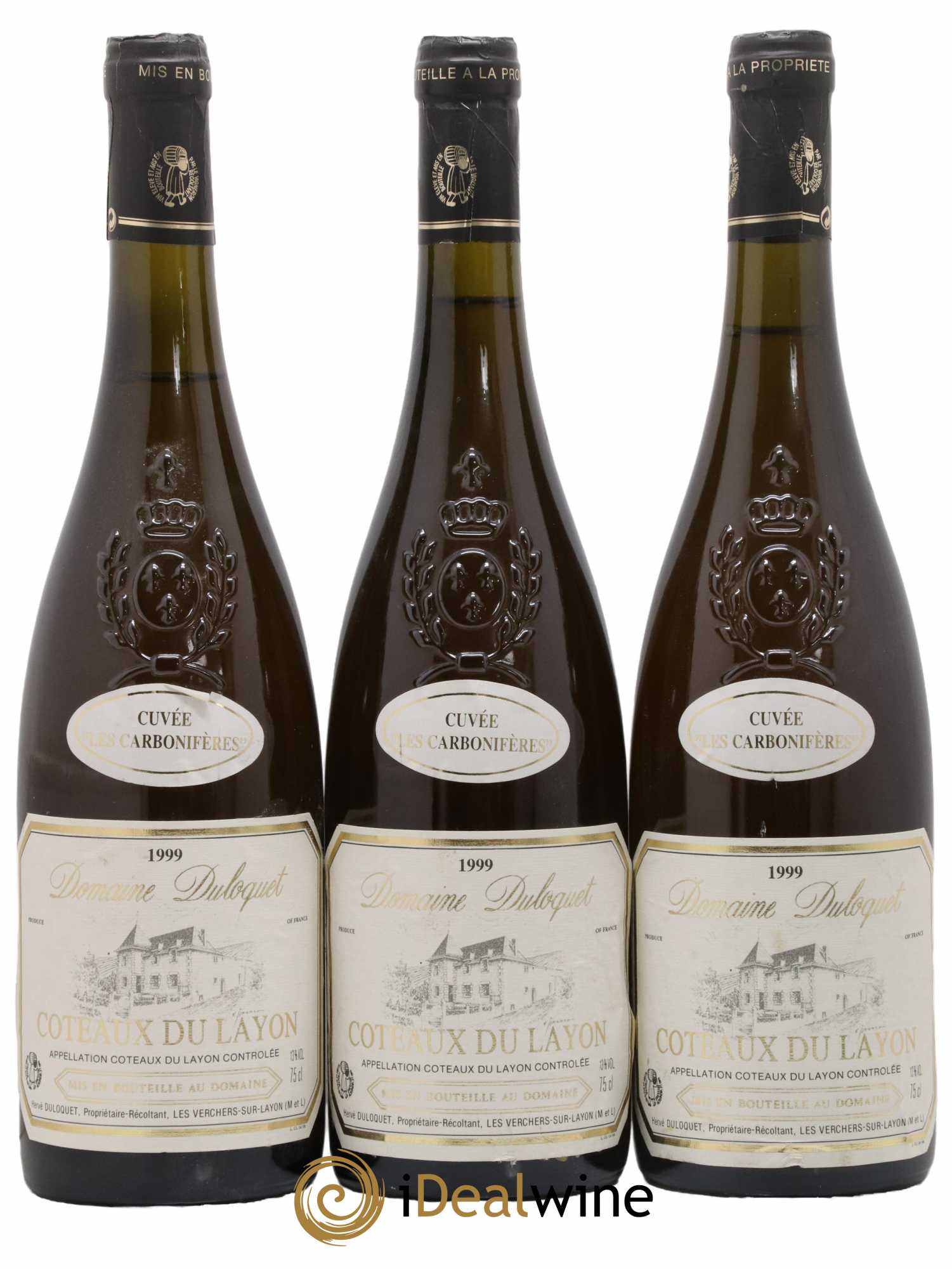 Coteaux du Layon Cuvée Les Carbonnifères Domaine Duloquet 1999 - Lotto di 3 bottiglie - 0