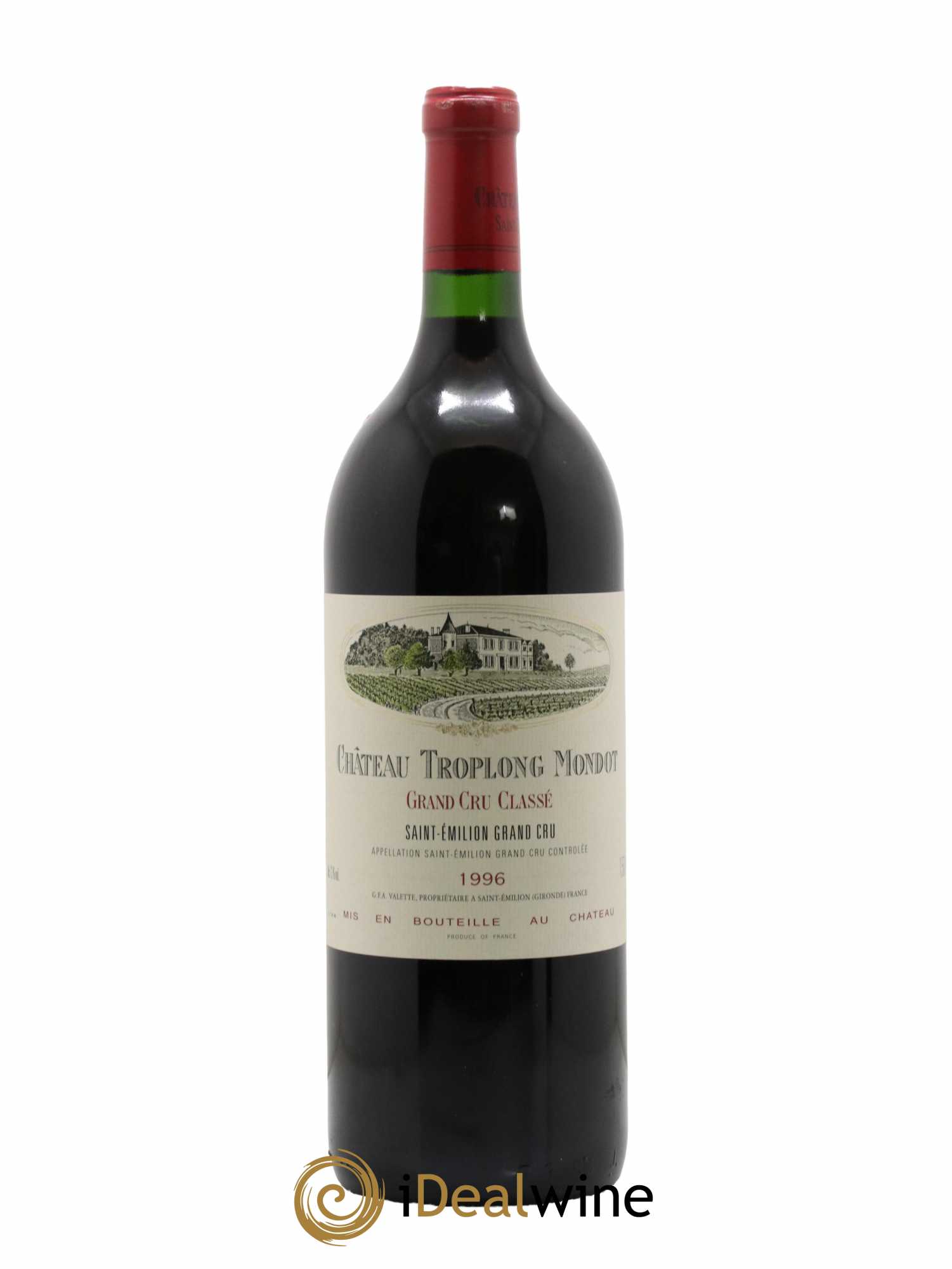 Château Troplong Mondot 1er Grand Cru Classé B 1996 - Lot de 1 magnum - 0