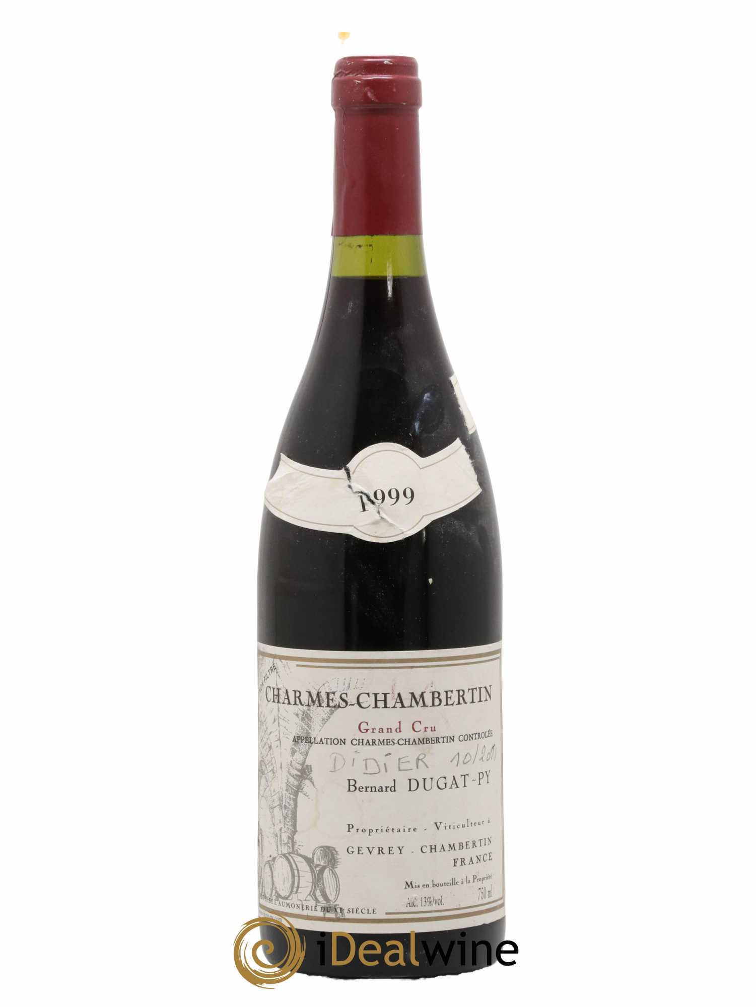 Charmes-Chambertin Grand Cru Dugat-Py 1999 - Lot de 1 bouteille - 0