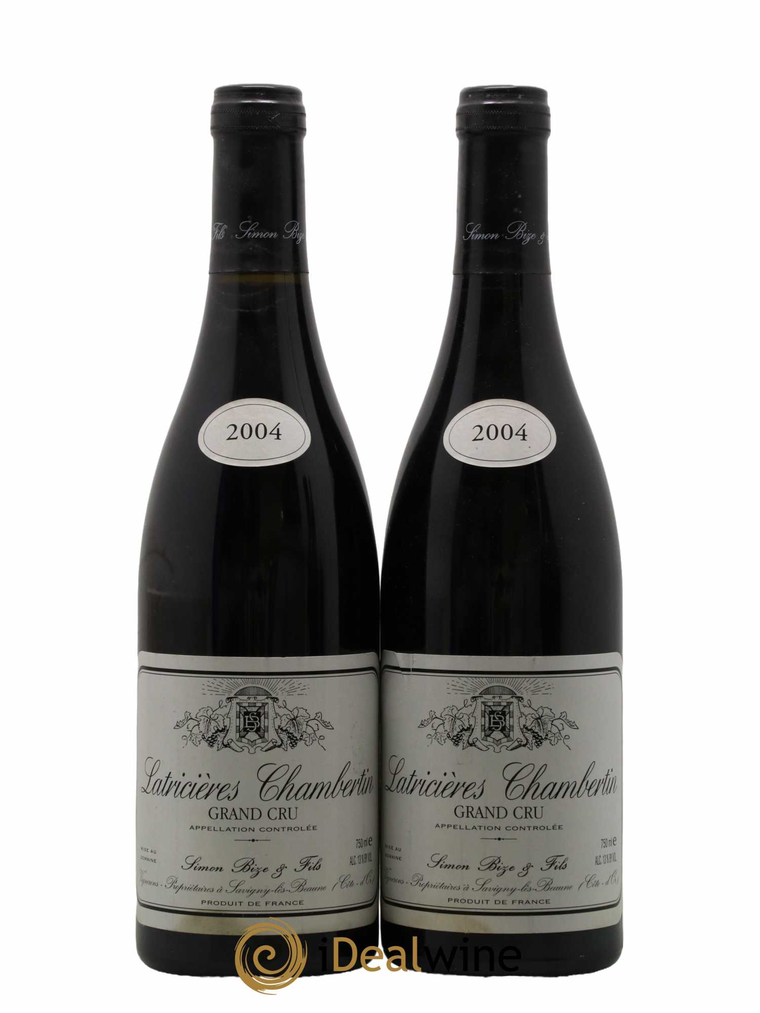 Latricières-Chambertin Grand Cru Simon Bize & Fils 2004 - Lot de 2 bouteilles - 0