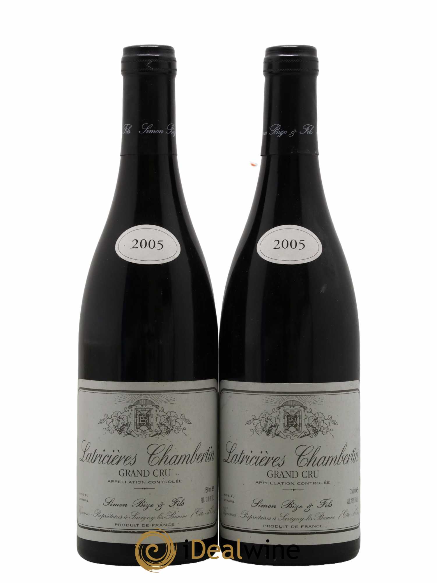 Latricières-Chambertin Grand Cru Simon Bize & Fils 2005 - Lot de 2 bouteilles - 0