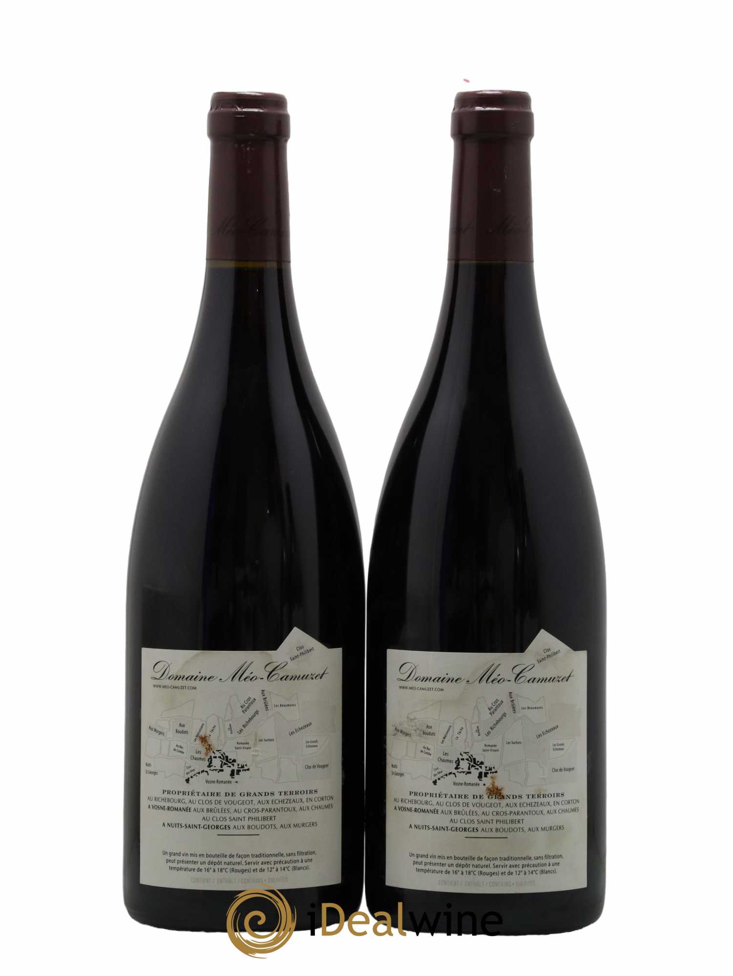 Vosne-Romanée 1er Cru Les Chaumes Méo-Camuzet (Domaine) 2007 - Lot de 2 bouteilles - 1