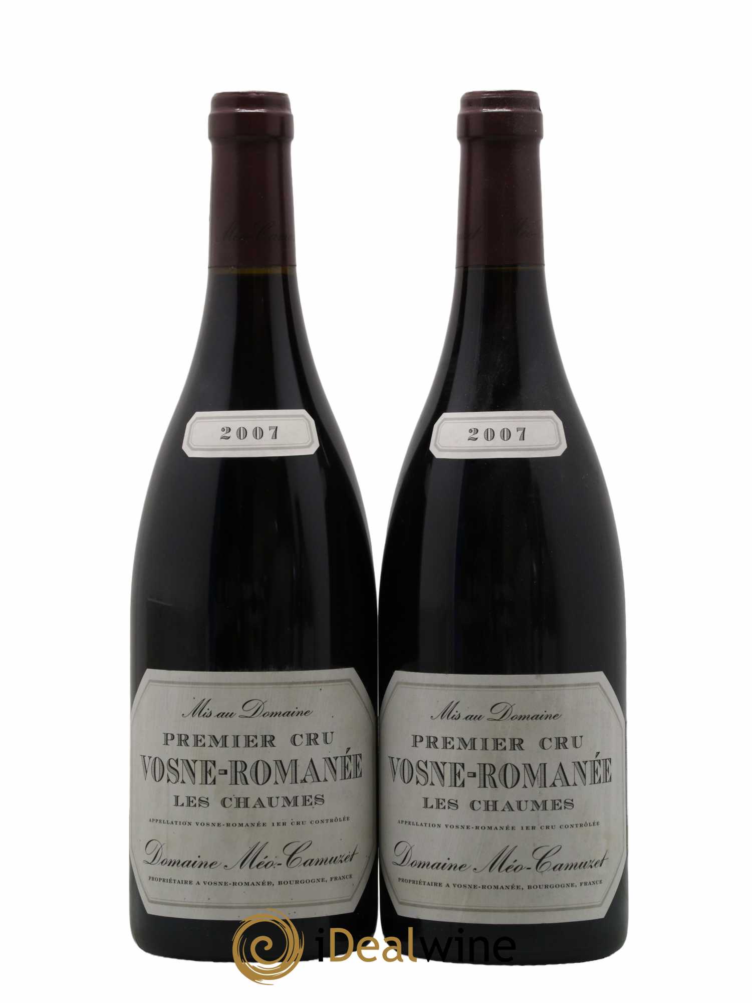 Vosne-Romanée 1er Cru Les Chaumes Méo-Camuzet (Domaine) 2007 - Lot de 2 bouteilles - 0