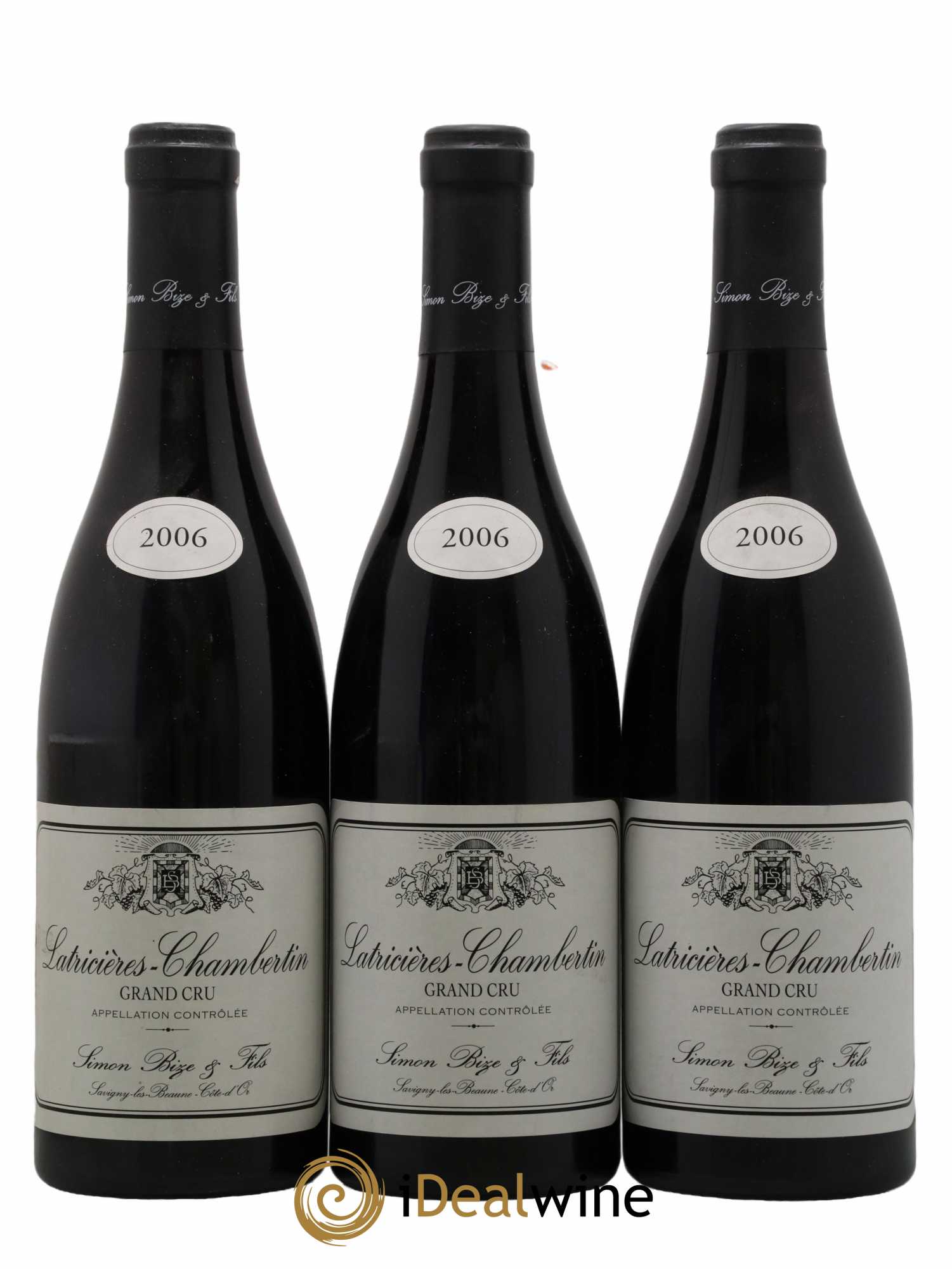 Latricières-Chambertin Grand Cru Simon Bize & Fils 2006 - Lot de 3 bouteilles - 0