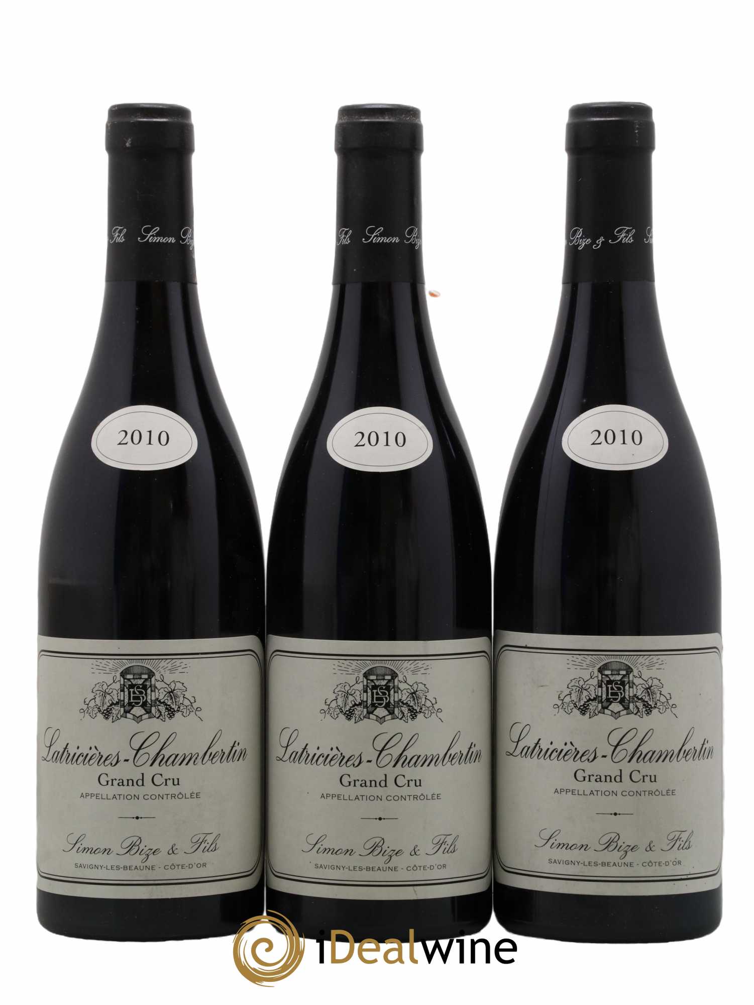 Latricières-Chambertin Grand Cru Simon Bize & Fils 2010 - Lot de 3 bouteilles - 0