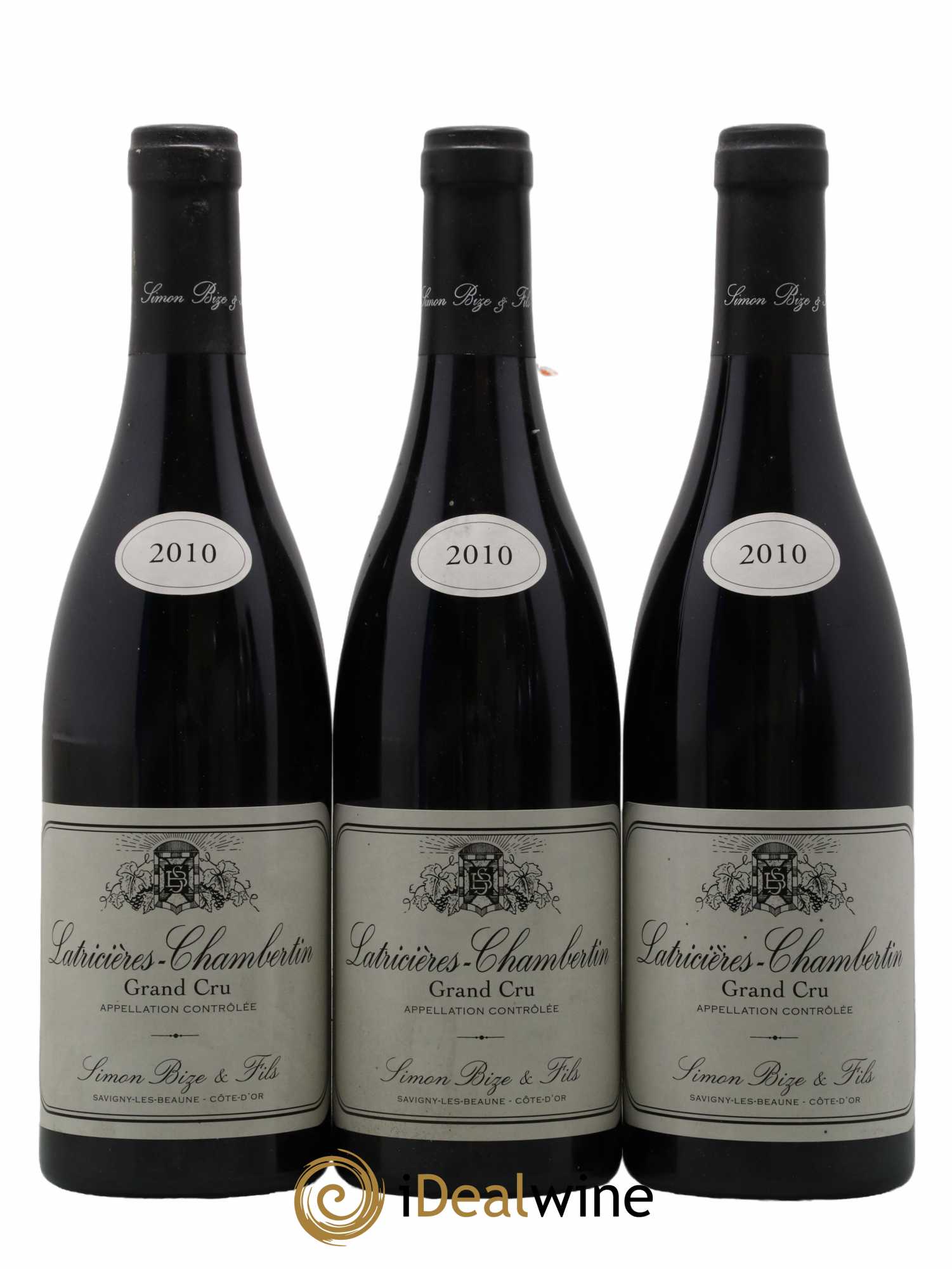 Latricières-Chambertin Grand Cru Simon Bize & Fils 2010 - Lot de 3 bouteilles - 0