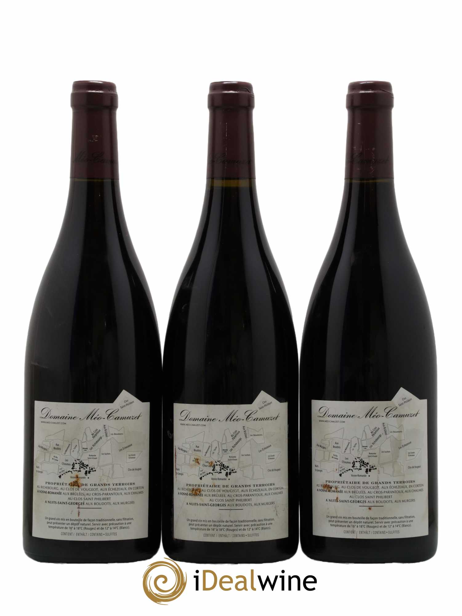 Vosne-Romanée 1er Cru Les Chaumes Méo-Camuzet (Domaine) 2008 - Lot de 3 bouteilles - 1