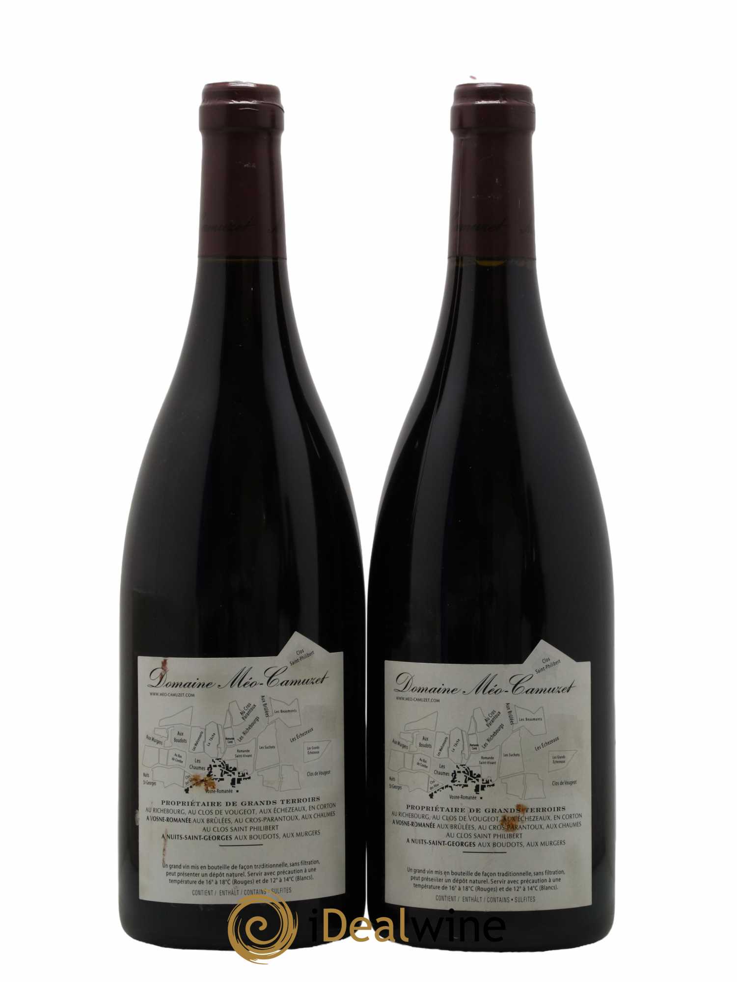 Vosne-Romanée 1er Cru Les Chaumes Méo-Camuzet (Domaine) 2008 - Lot de 2 bouteilles - 1
