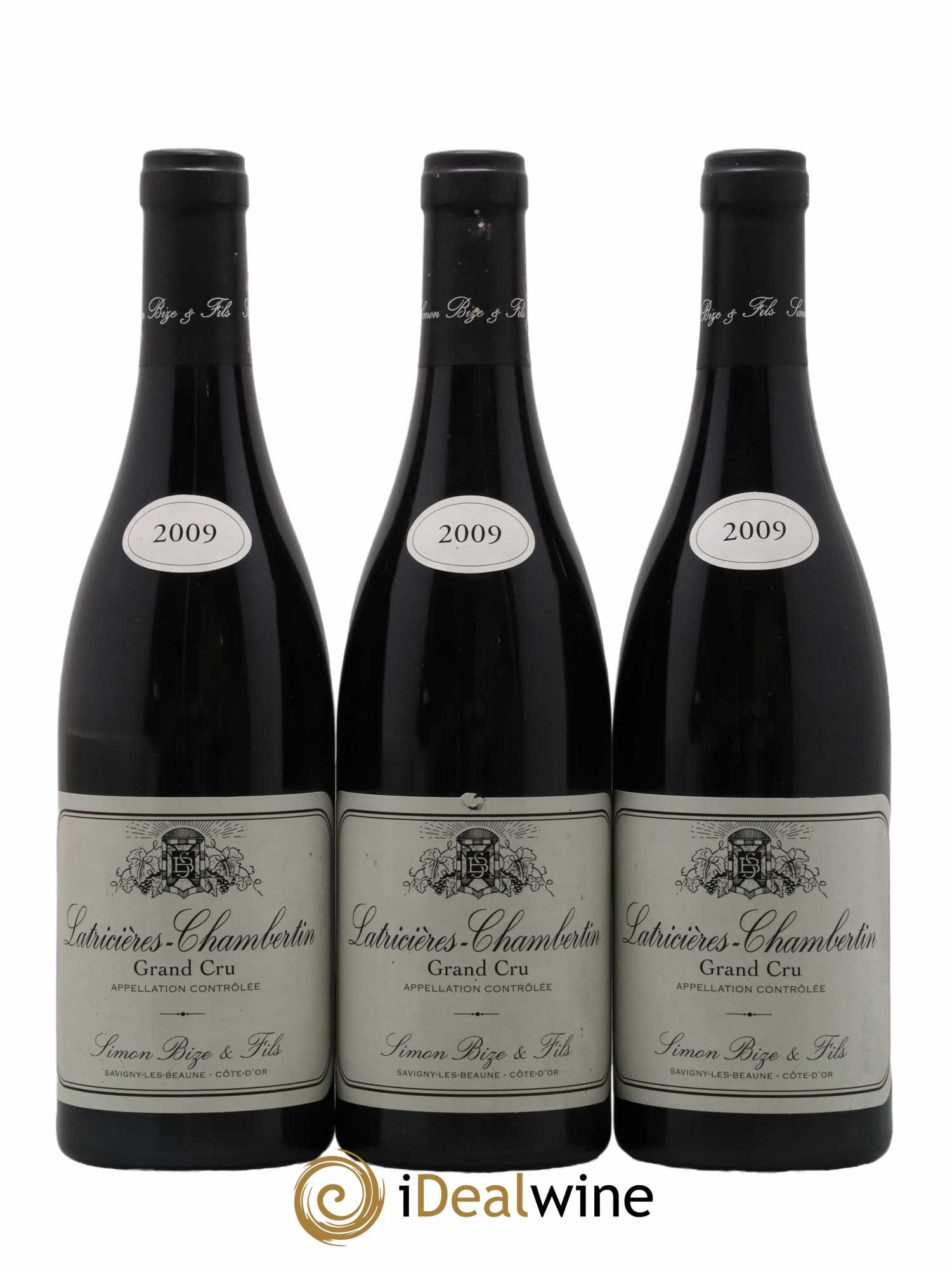 Latricières-Chambertin Grand Cru Simon Bize & Fils 2009 - Lot de 3 bouteilles - 0