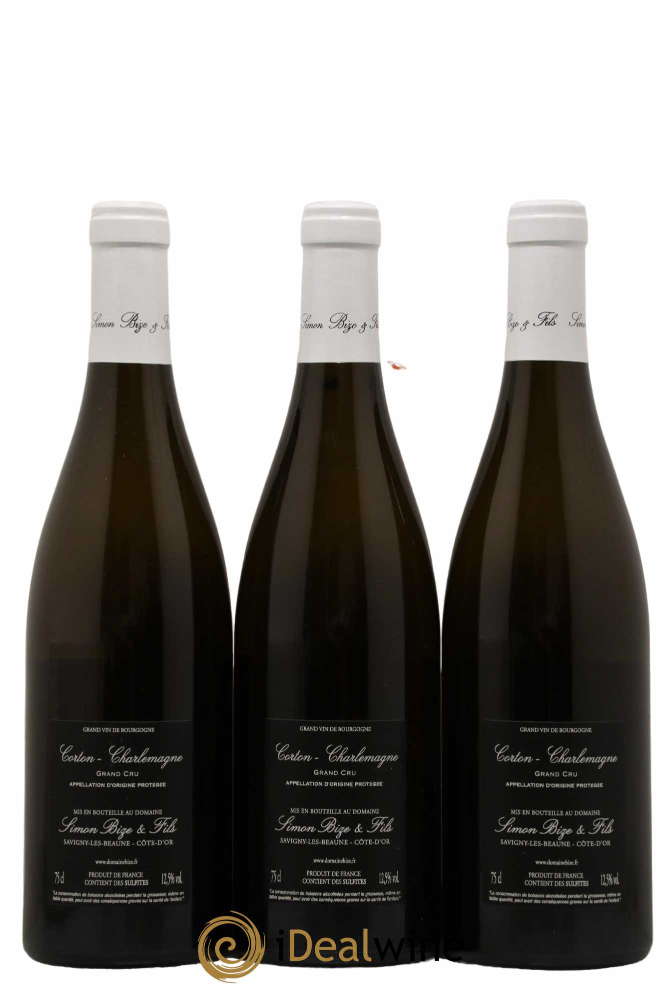 Corton-Charlemagne Grand Cru Simon Bize & Fils 2021 - Lot de 3 bouteilles - 1