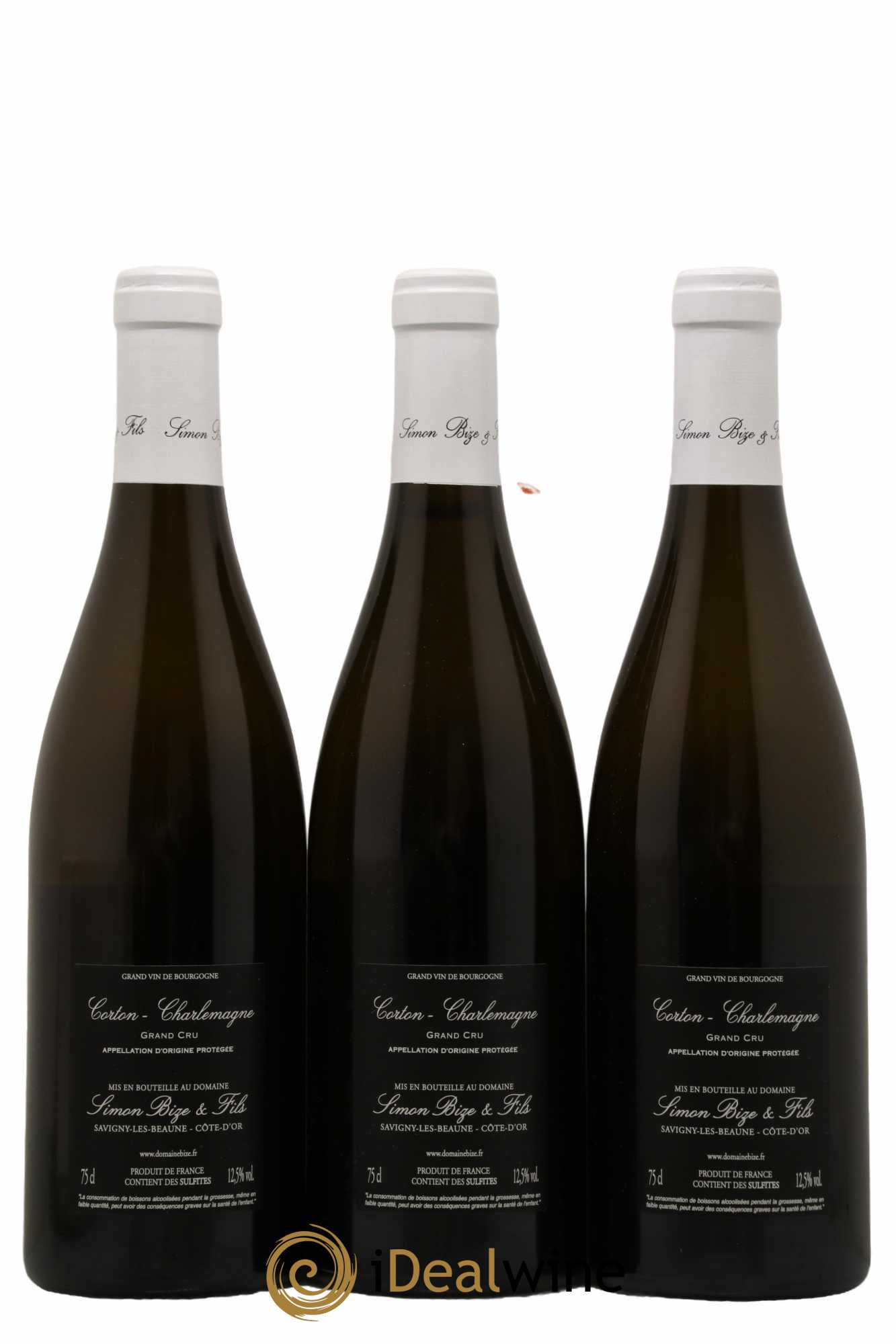 Corton-Charlemagne Grand Cru Simon Bize & Fils 2021 - Lot de 3 bouteilles - 1