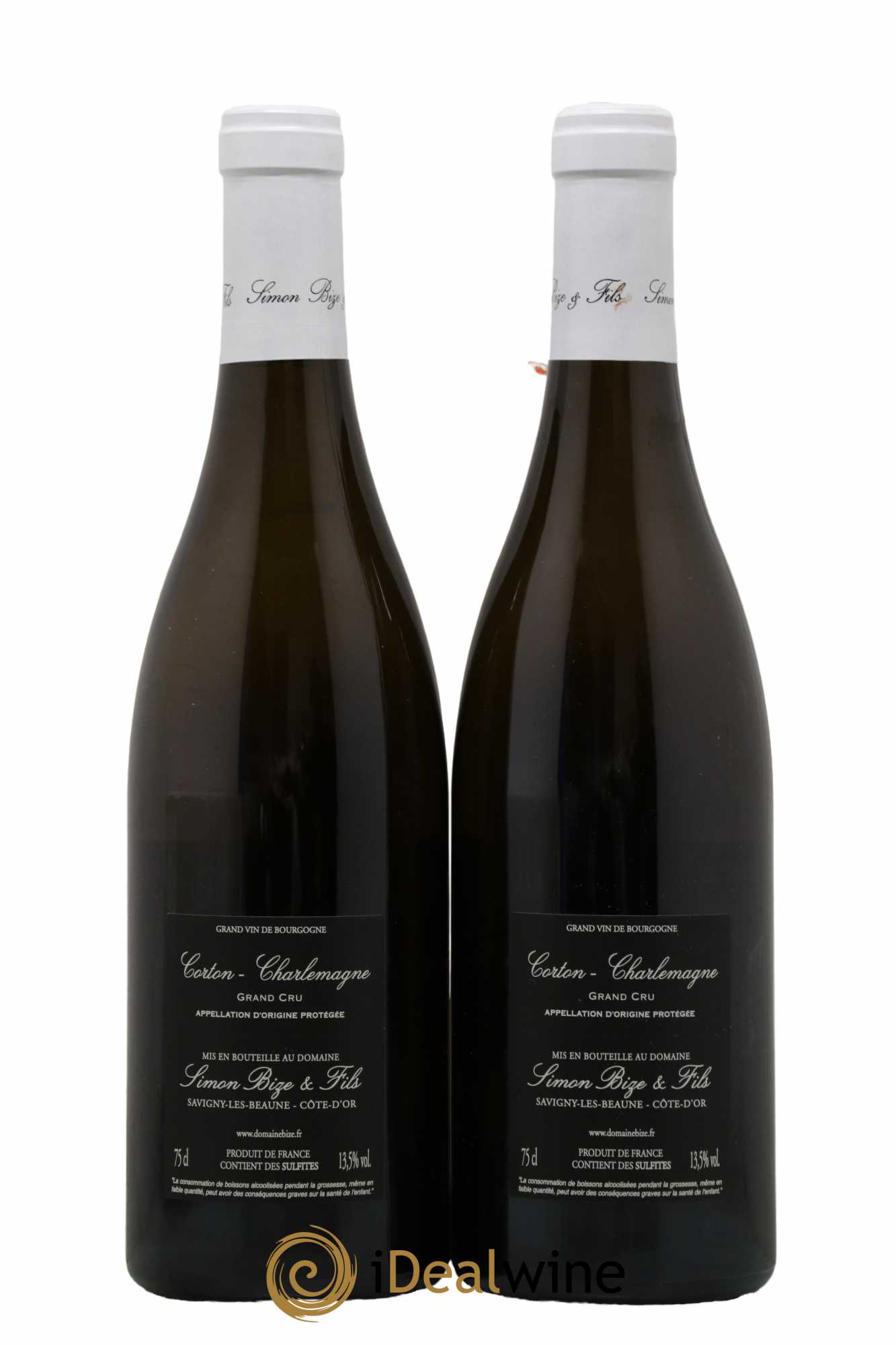 Corton-Charlemagne Grand Cru Simon Bize & Fils 2019 - Lotto di 2 bottiglie - 1