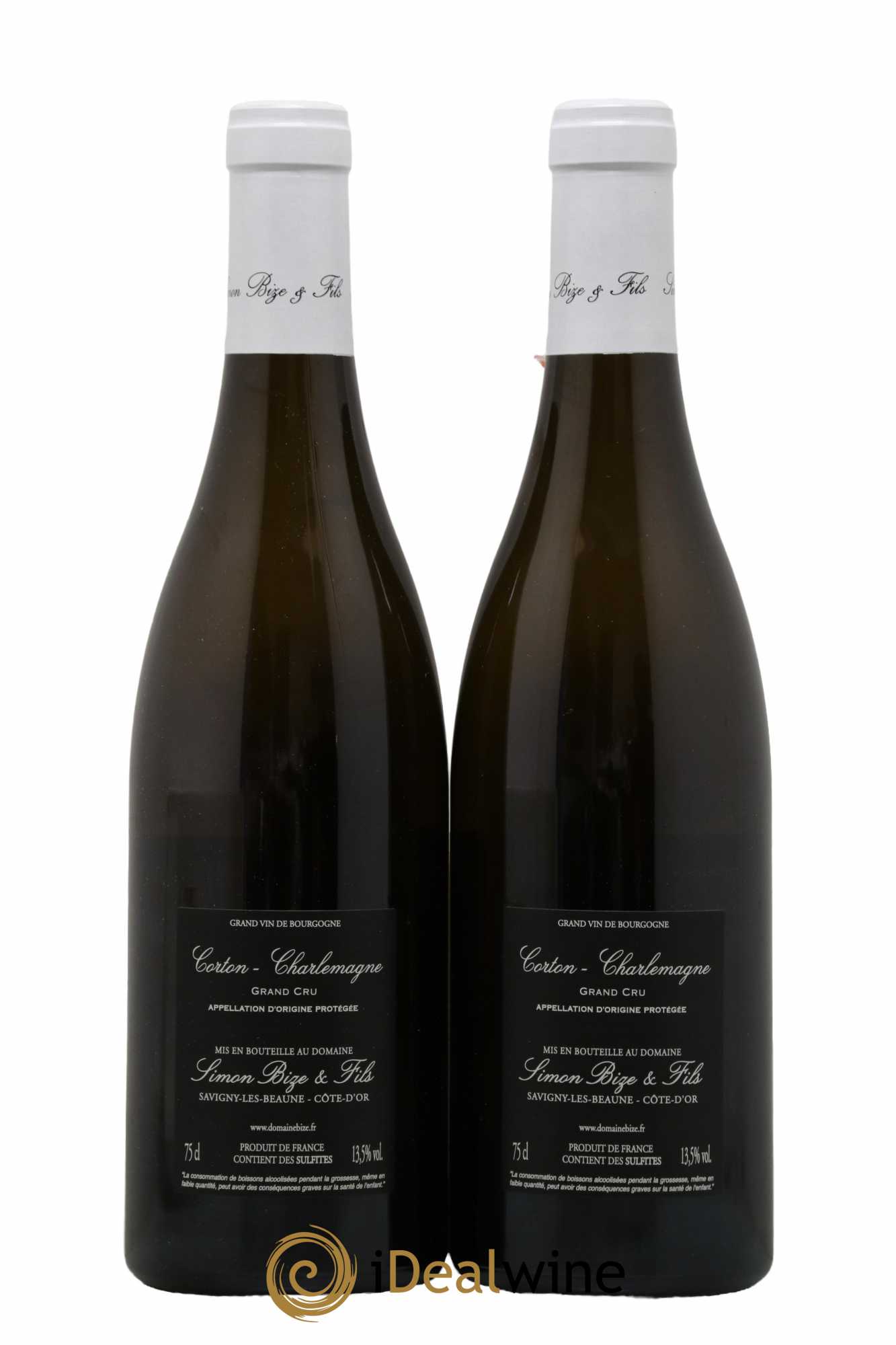 Corton-Charlemagne Grand Cru Simon Bize & Fils 2019 - Lot de 2 bouteilles - 1