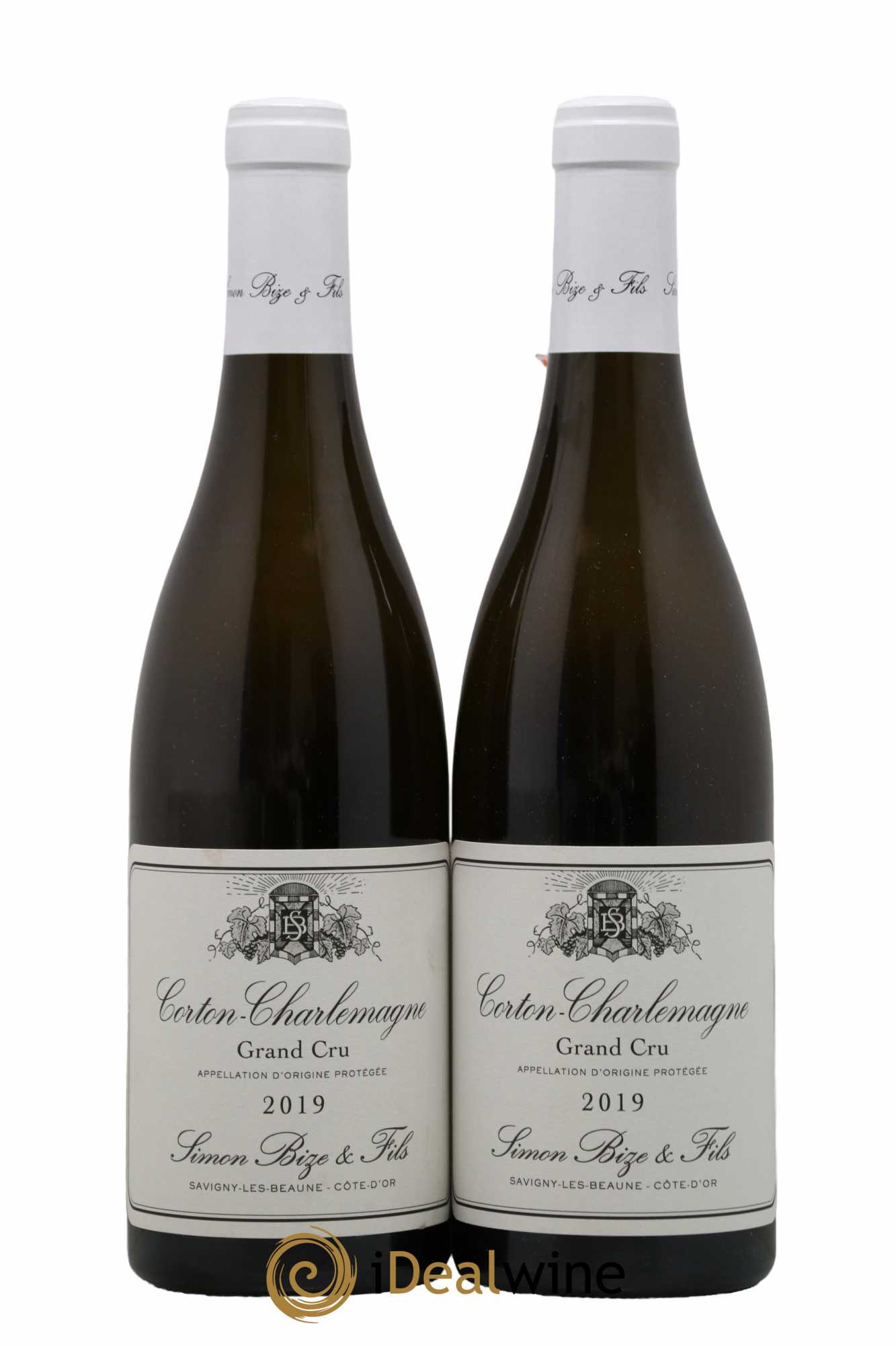 Corton-Charlemagne Grand Cru Simon Bize & Fils 2019 - Lot de 2 bouteilles - 0