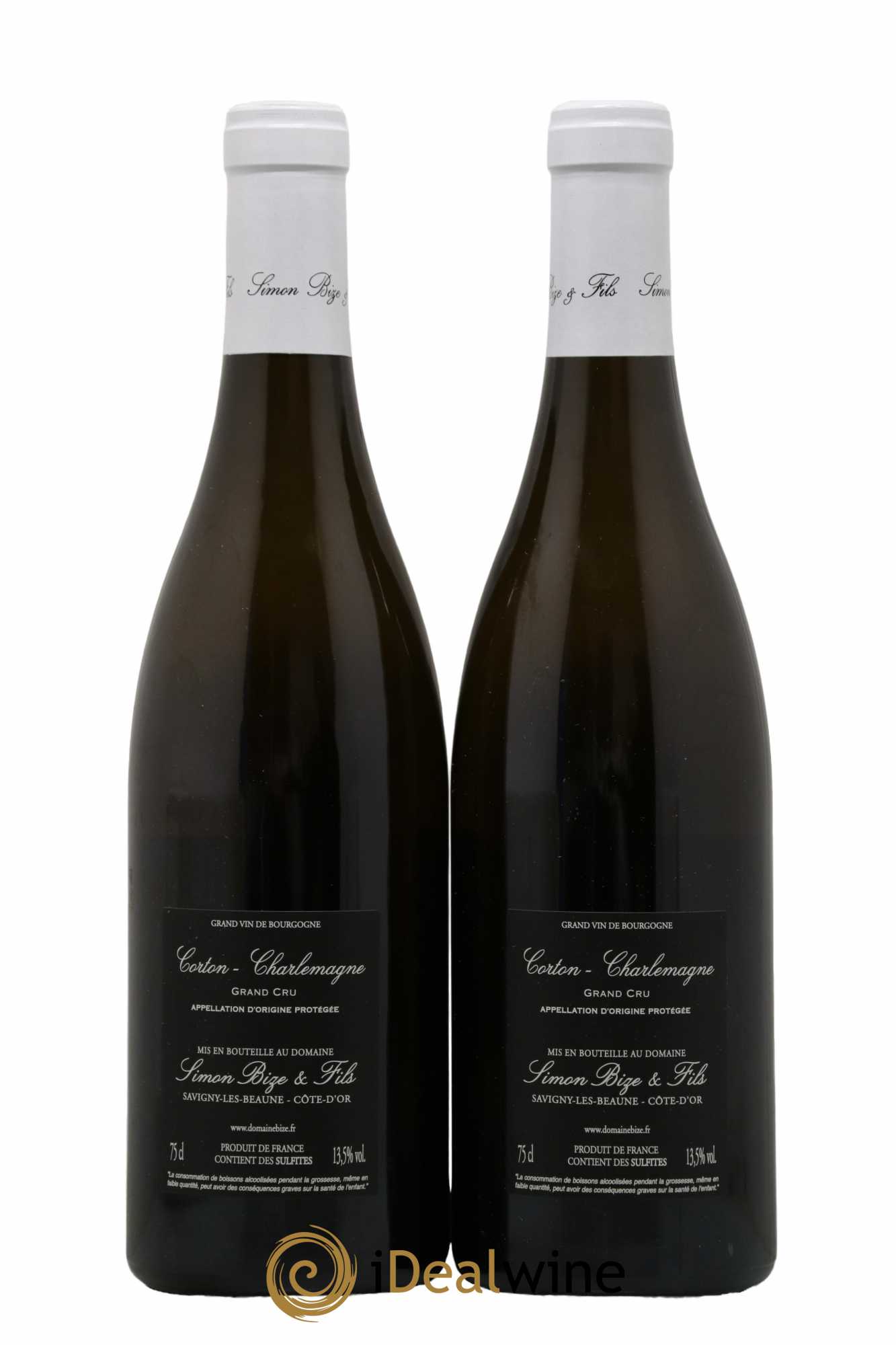 Corton-Charlemagne Grand Cru Simon Bize & Fils 2019 - Lot de 2 bouteilles - 1
