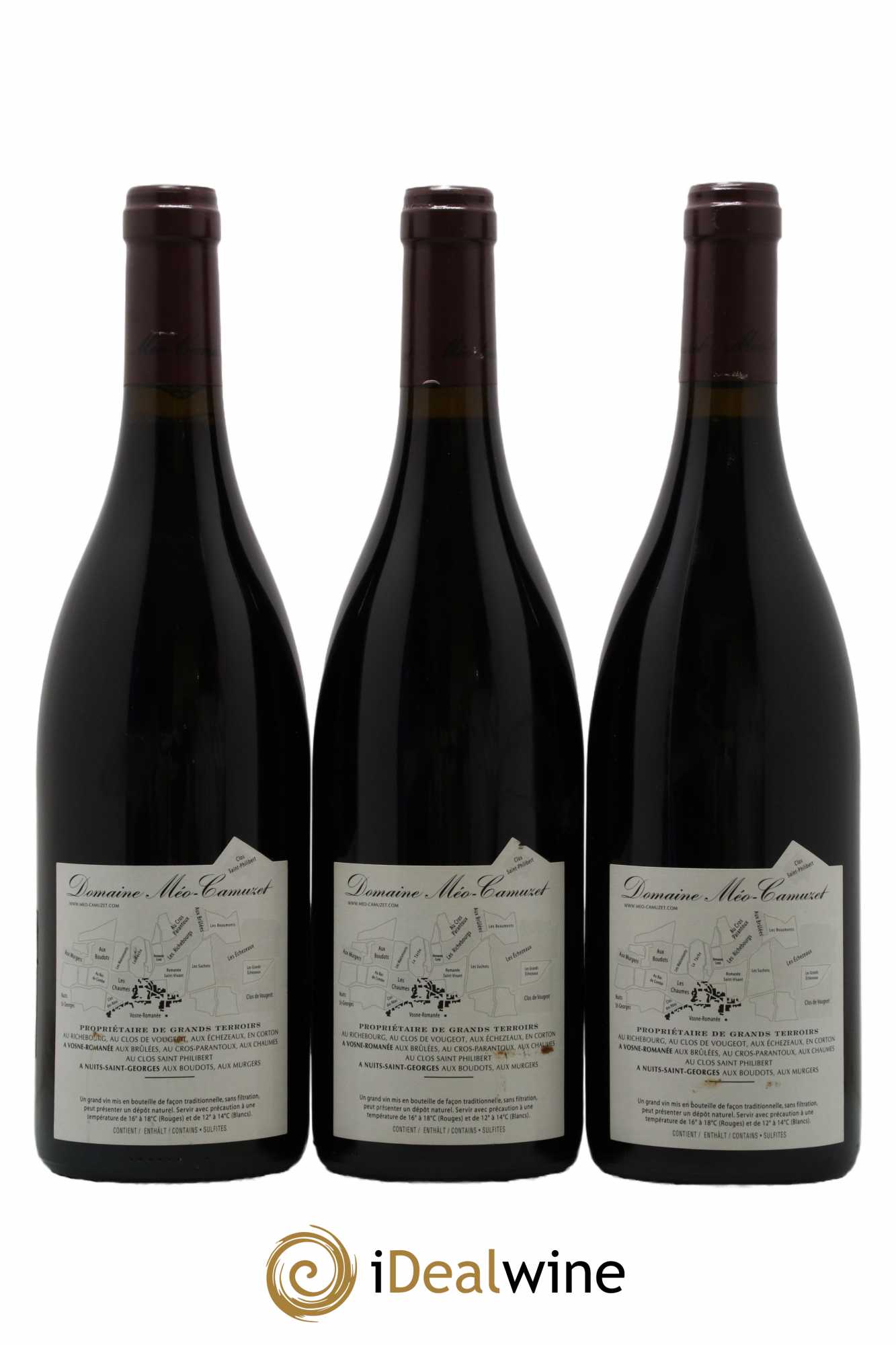 Corton Grand Cru La Vigne au Saint Méo-Camuzet (Domaine) 2012 - Lot de 3 bouteilles - 1