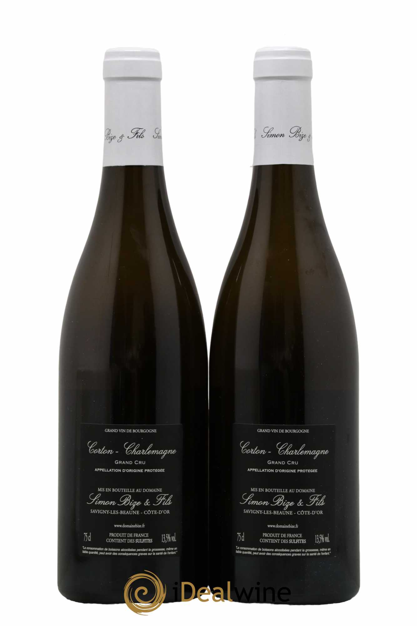 Corton-Charlemagne Grand Cru Simon Bize & Fils 2019 - Lot de 2 bouteilles - 1