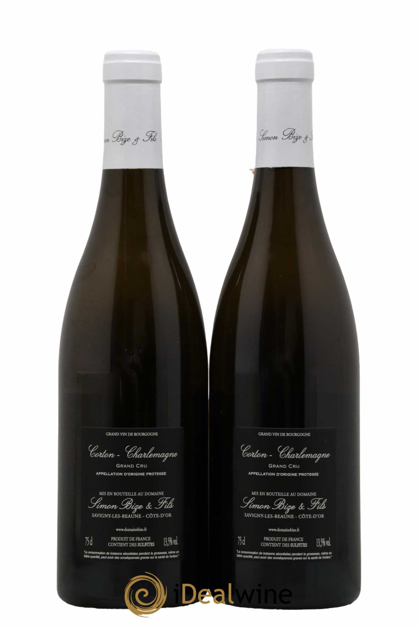 Corton-Charlemagne Grand Cru Simon Bize & Fils 2019 - Lot de 2 bouteilles - 1