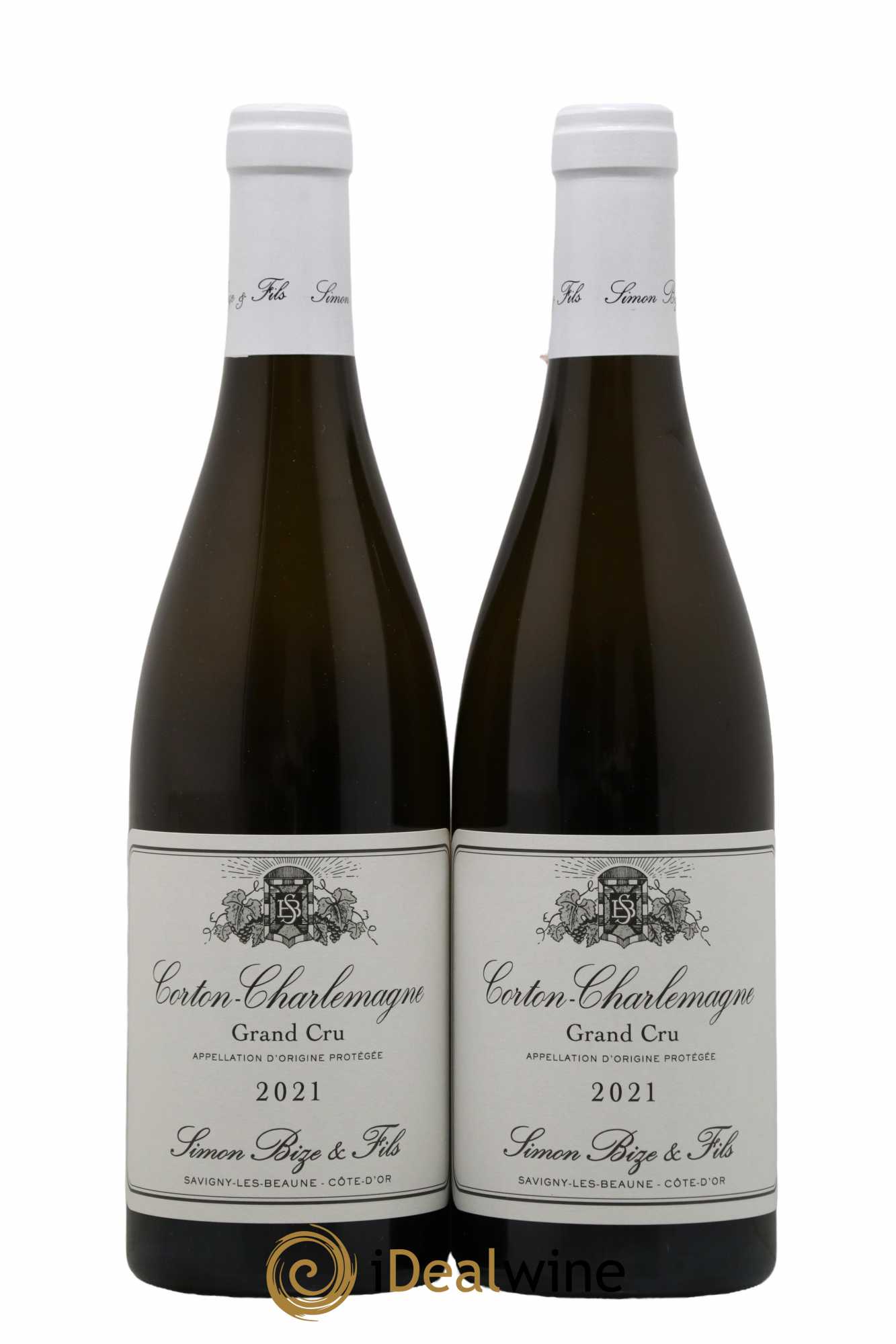 Corton-Charlemagne Grand Cru Simon Bize & Fils 2021 - Lot de 2 bouteilles - 0