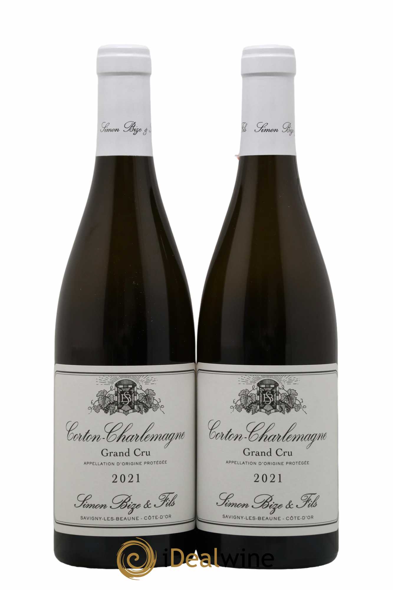 Corton-Charlemagne Grand Cru Simon Bize & Fils 2021 - Lot de 2 bouteilles - 0