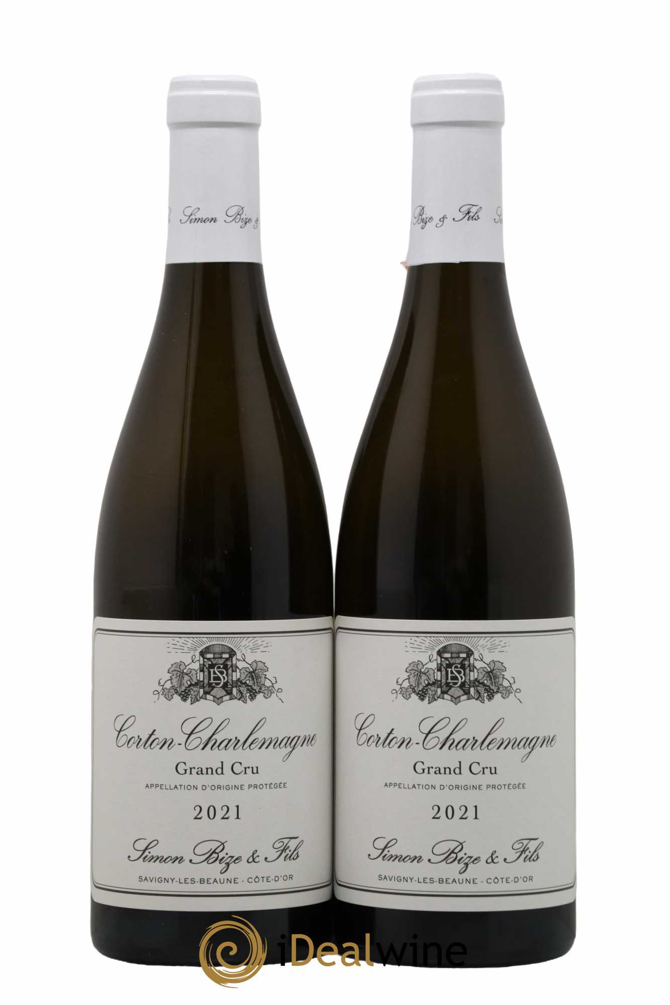 Corton-Charlemagne Grand Cru Simon Bize & Fils 2021 - Lot de 2 bouteilles - 0
