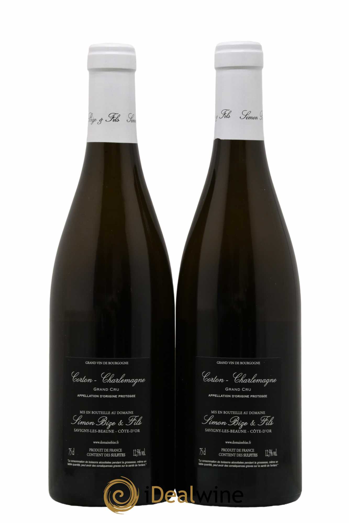 Corton-Charlemagne Grand Cru Simon Bize & Fils 2021 - Lot of 2 bottles - 1