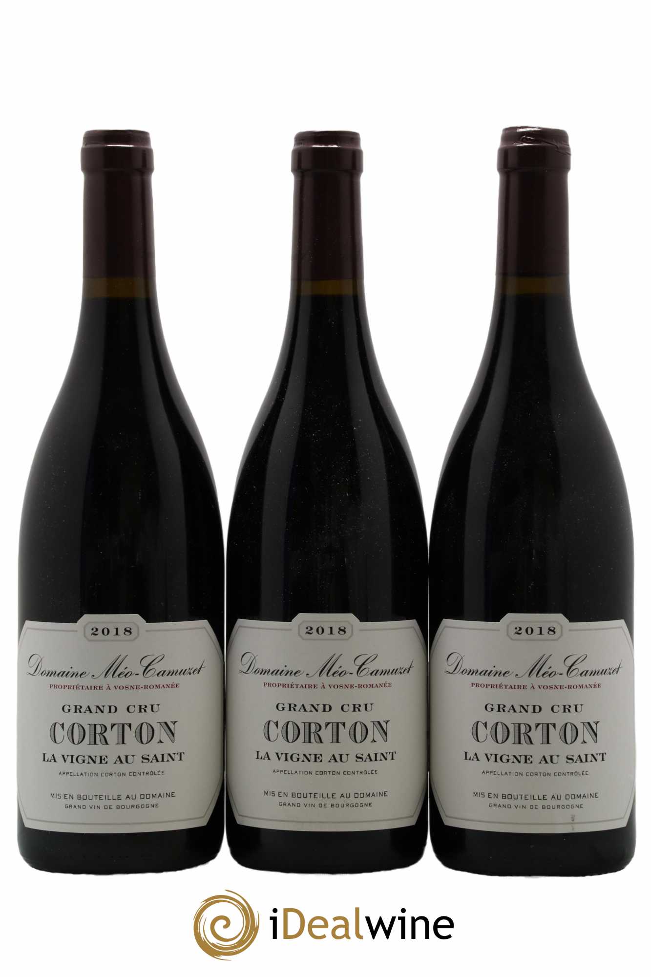 Corton Grand Cru La Vigne au Saint Méo-Camuzet (Domaine) 2018 - Lot de 3 bouteilles - 0