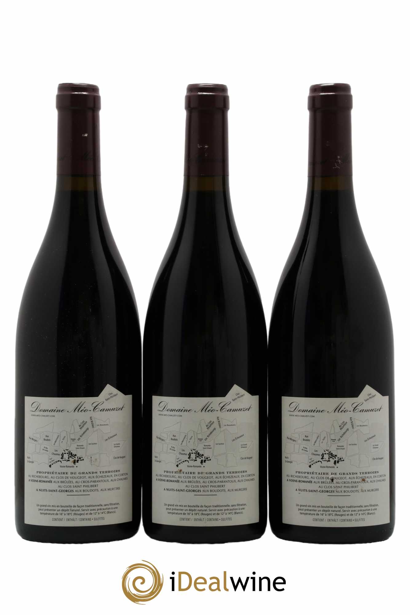 Corton Grand Cru La Vigne au Saint Méo-Camuzet (Domaine) 2012 - Lot de 3 bouteilles - 1