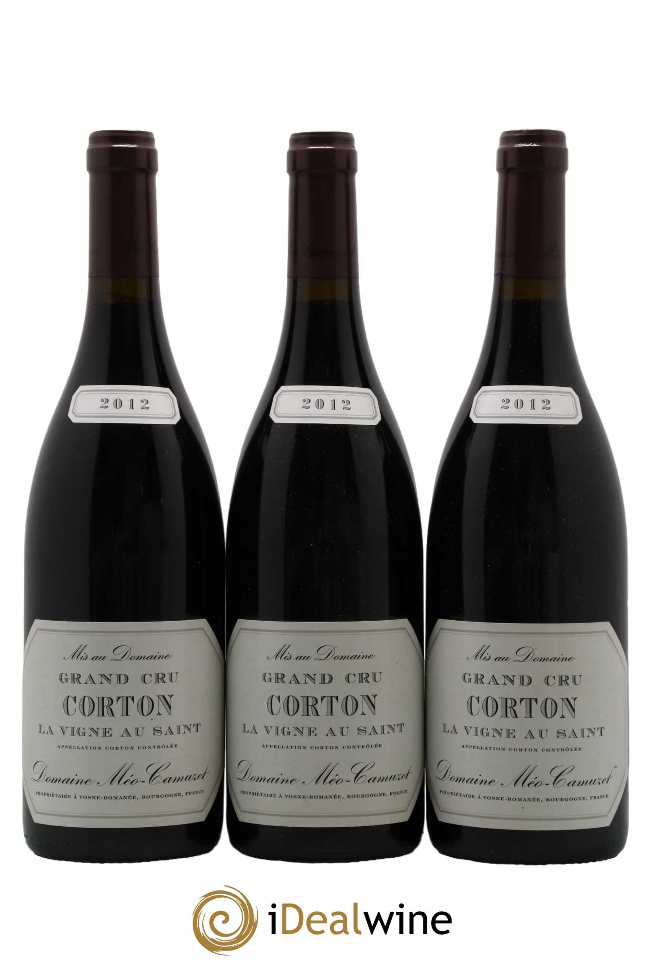 Corton Grand Cru La Vigne au Saint Méo-Camuzet (Domaine) 2012 - Lot de 3 bouteilles - 0