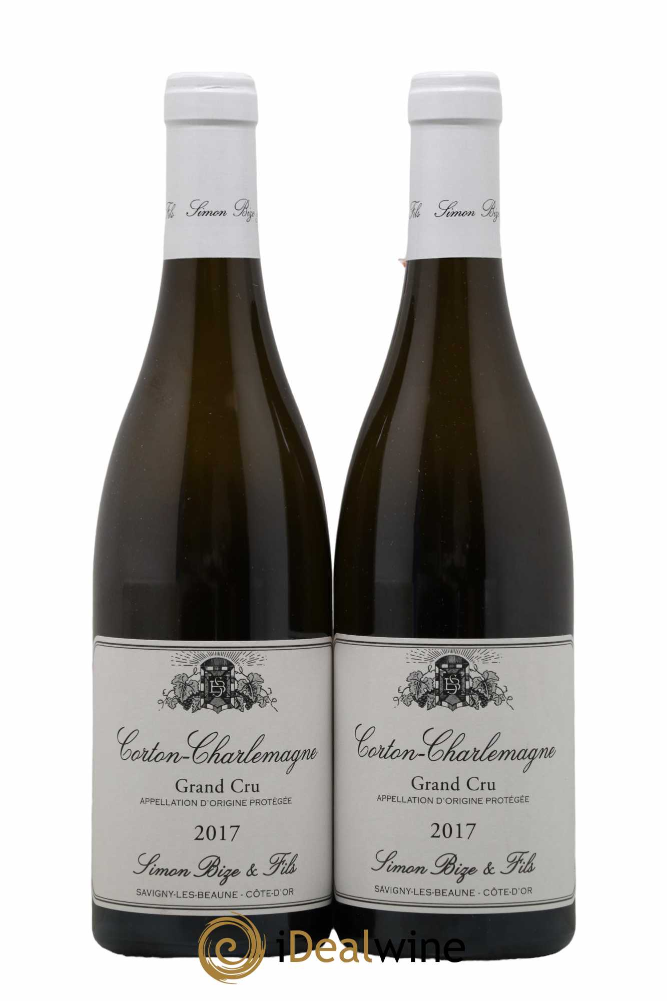 Corton-Charlemagne Grand Cru Simon Bize & Fils 2017 - Lot de 2 bouteilles - 0