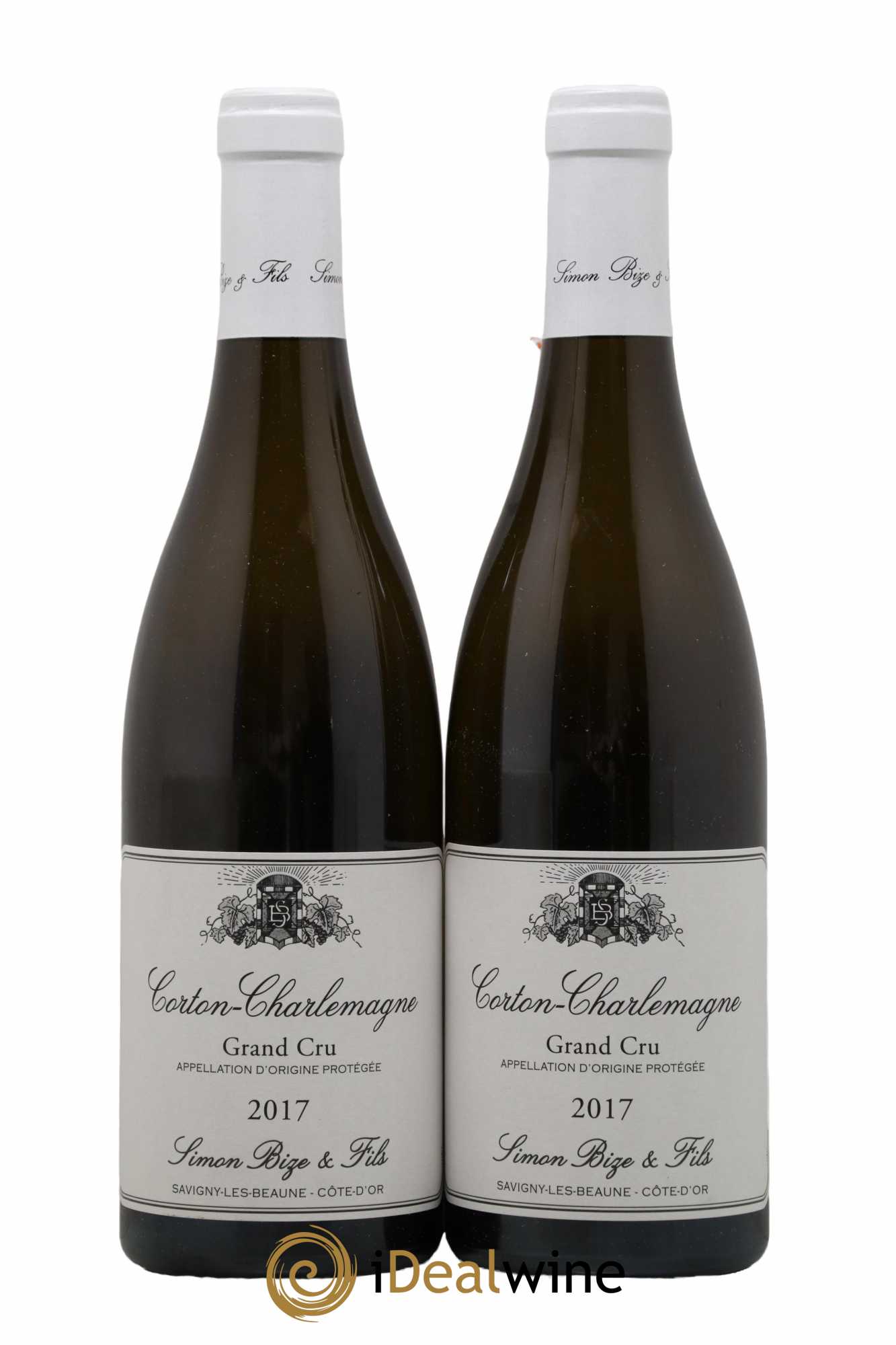 Corton-Charlemagne Grand Cru Simon Bize & Fils 2017 - Lot de 2 bouteilles - 0